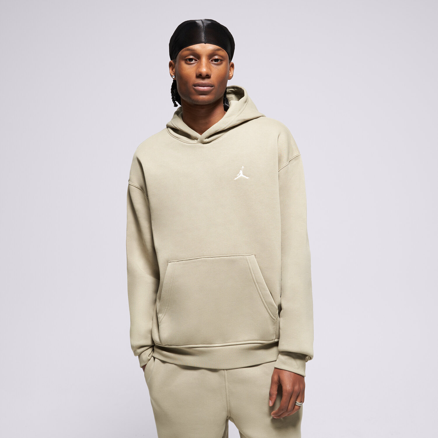pánská mikina JORDAN MIKINA S KAPUCÍ JORDAN BROOKLYN FLEECE FV7281-205 BÉŽOVÁ
