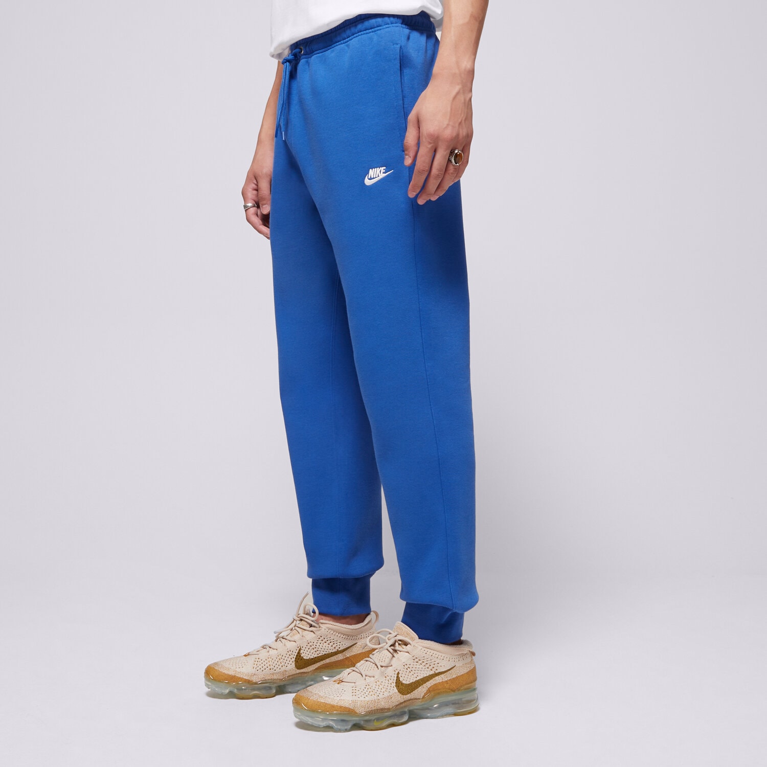 pánské kalhoty NIKE KALHOTY  M NK CLUB BB JOGGER FN3787-480 MODRÁ