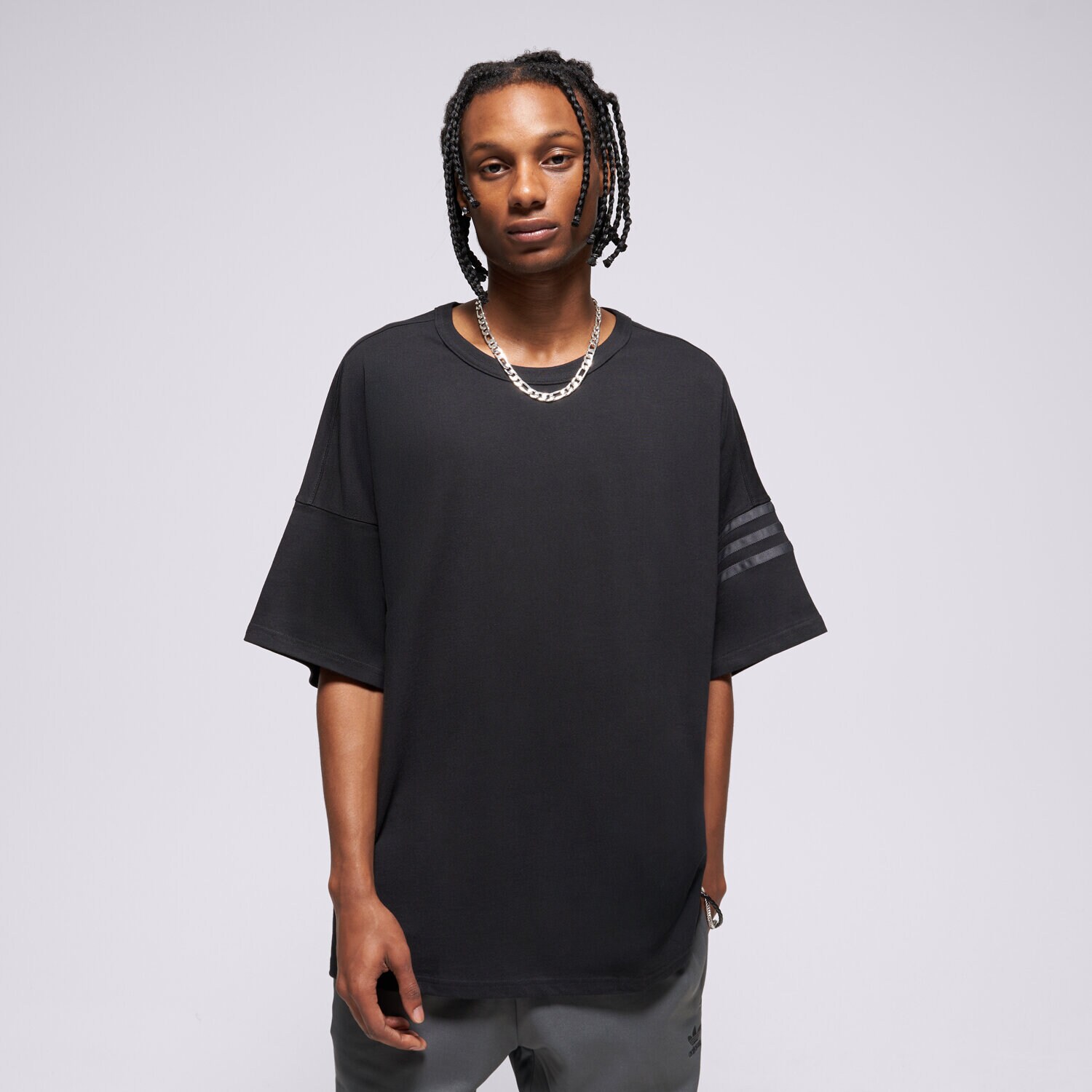 pánské tričko ADIDAS TRIČKO NEU C TEE HZ3700 ČERNÁ