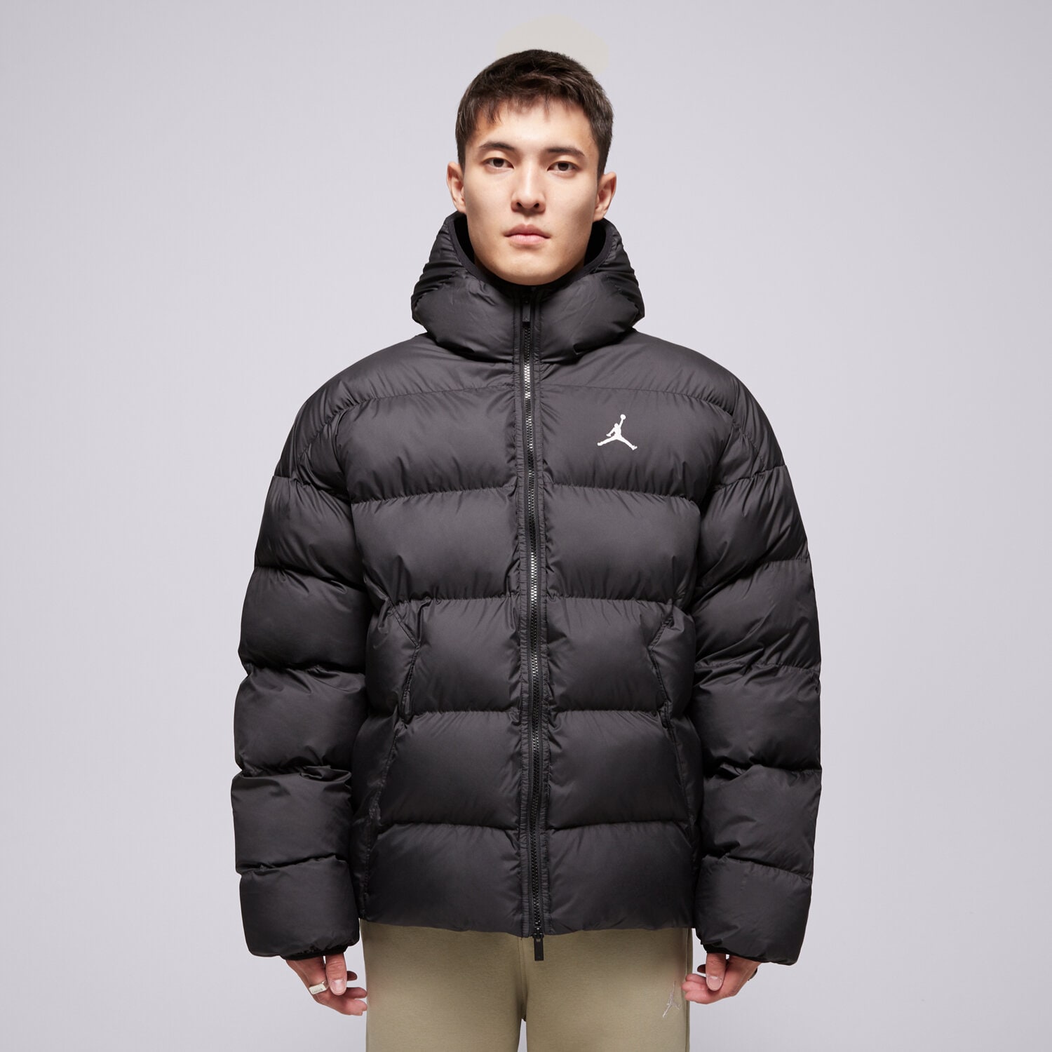 pánská zimní bunda JORDAN BUNDA ZIMNÍ M J BRK PUFFER JKT HV0532-010 ČERNÁ