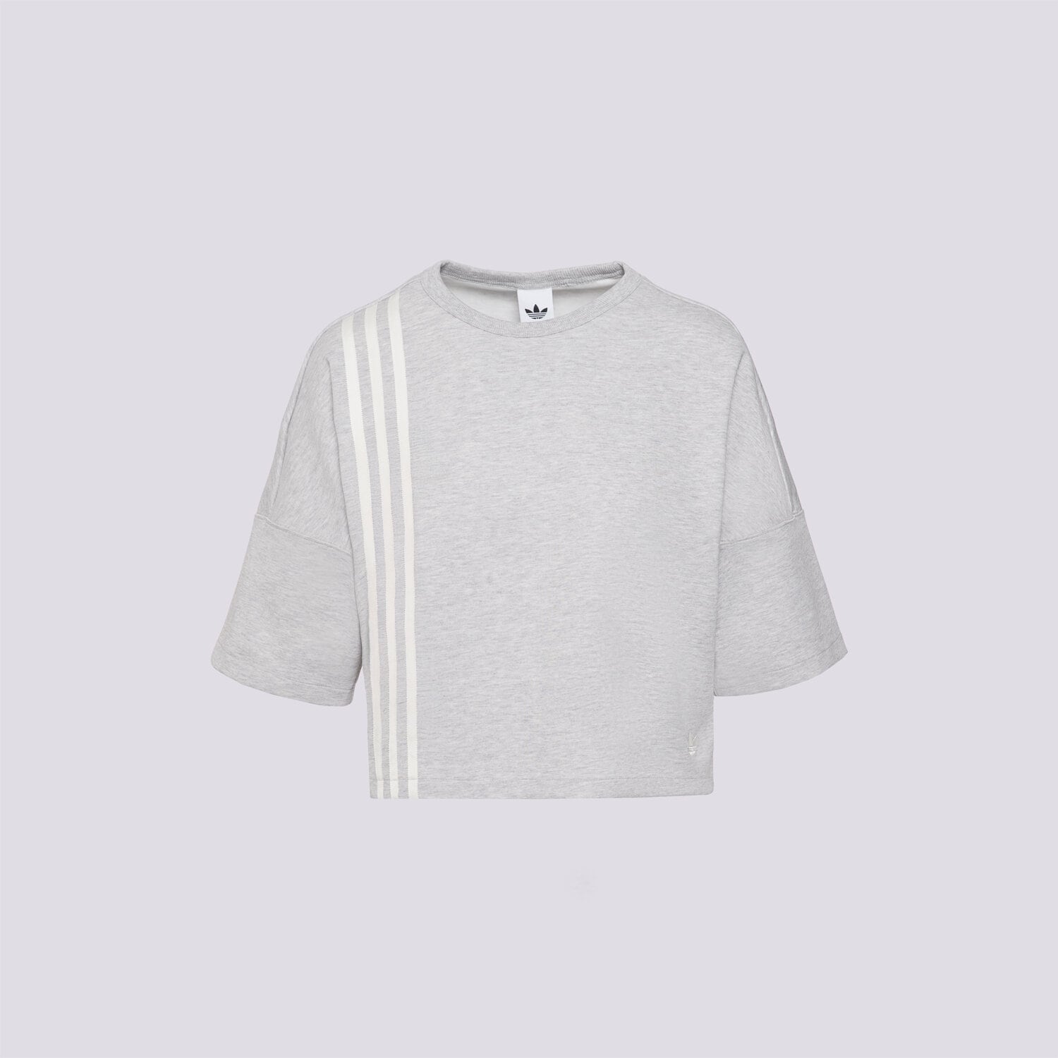 dámské tričko ADIDAS TRIČKO 3 STRIPES TEE JW3610 ŠEDÁ