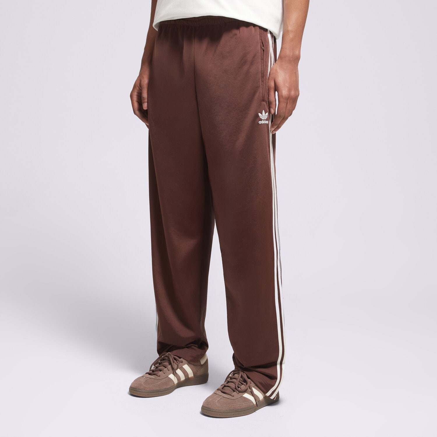 pánské kalhoty ADIDAS KALHOTY  FIREBIRD TP KA0482 HNĚDÁ