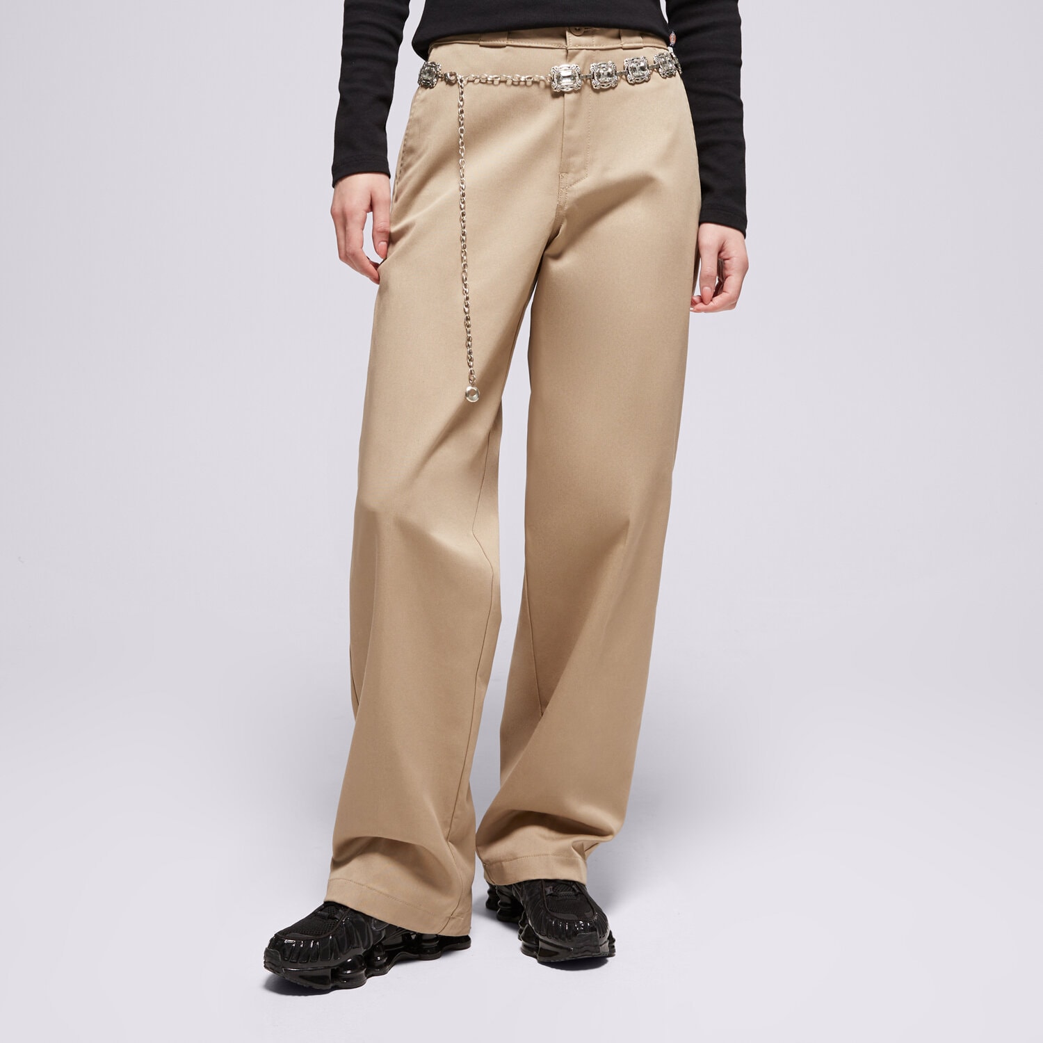 dámské kalhoty DICKIES KALHOTY  248 PANT W DK0A87PL0DS1 BÉŽOVÁ