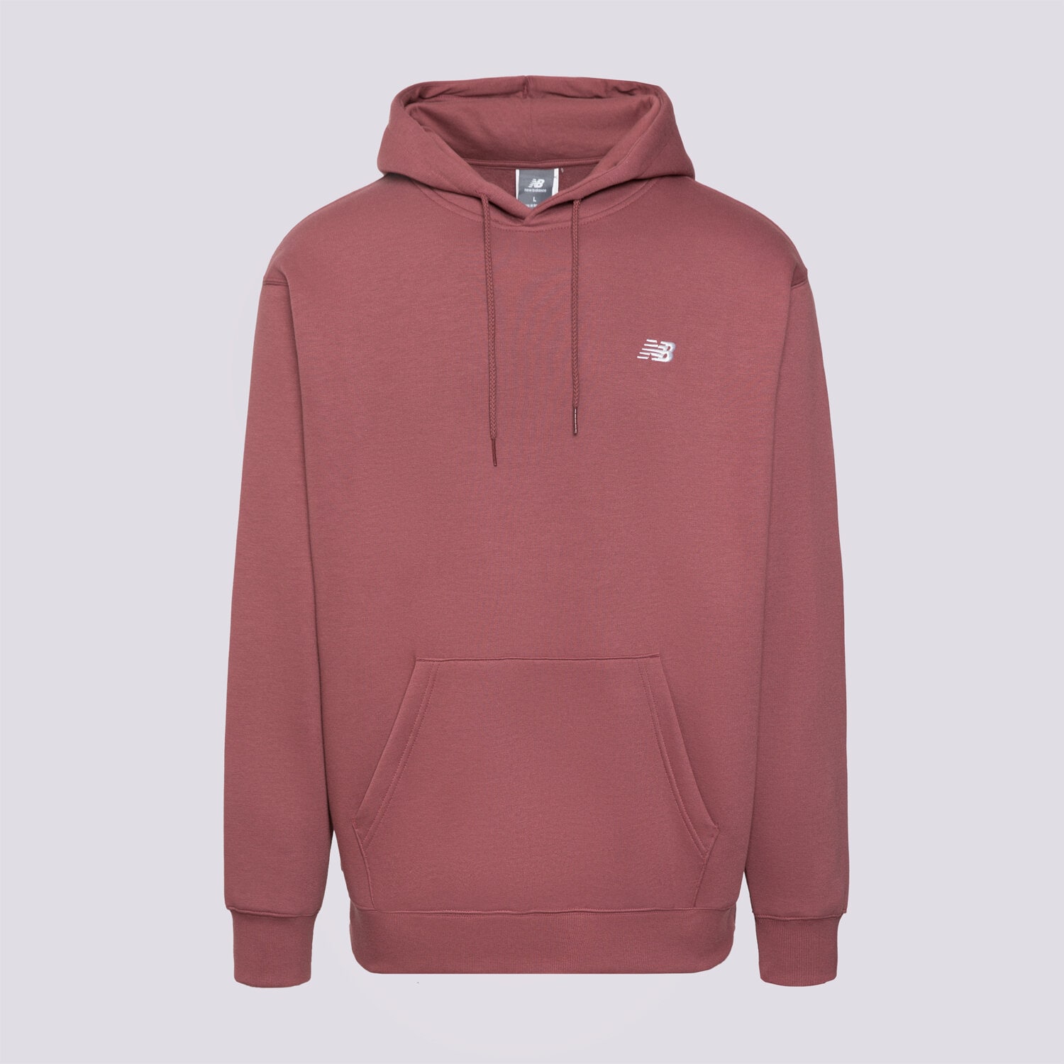 pánská mikina NEW BALANCE MIKINA S KAPUCÍ SPORT ESSENTIALS FLEECE HOODIE MT41511WAD ČERVENÁ