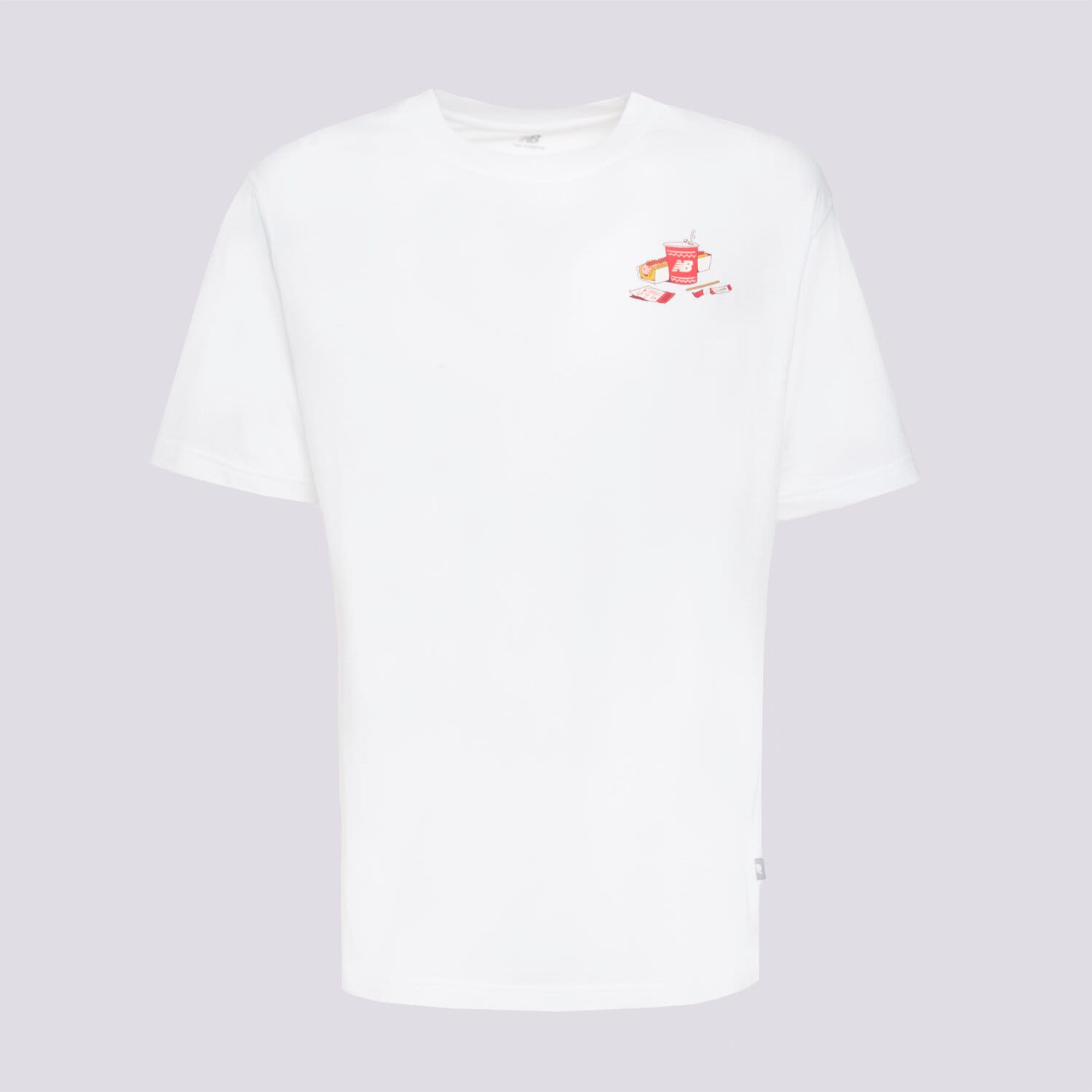 pánské tričko NEW BALANCE TRIČKO SPECTATOR TRIČKO MT53931WT BÍLÁ
