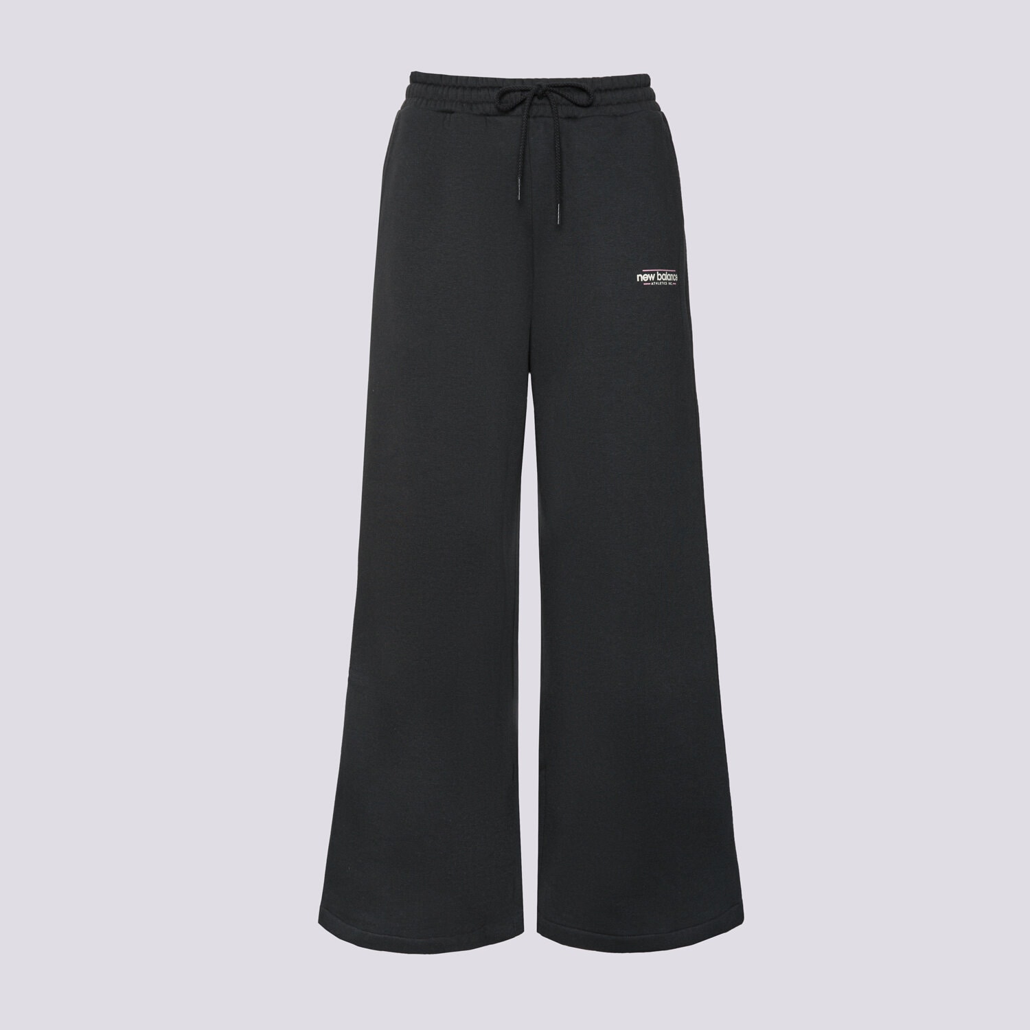 dámské kalhoty NEW BALANCE KALHOTY  REIMAGINED FLEECE WIDE LEG PANT WP53903BK ČERNÁ