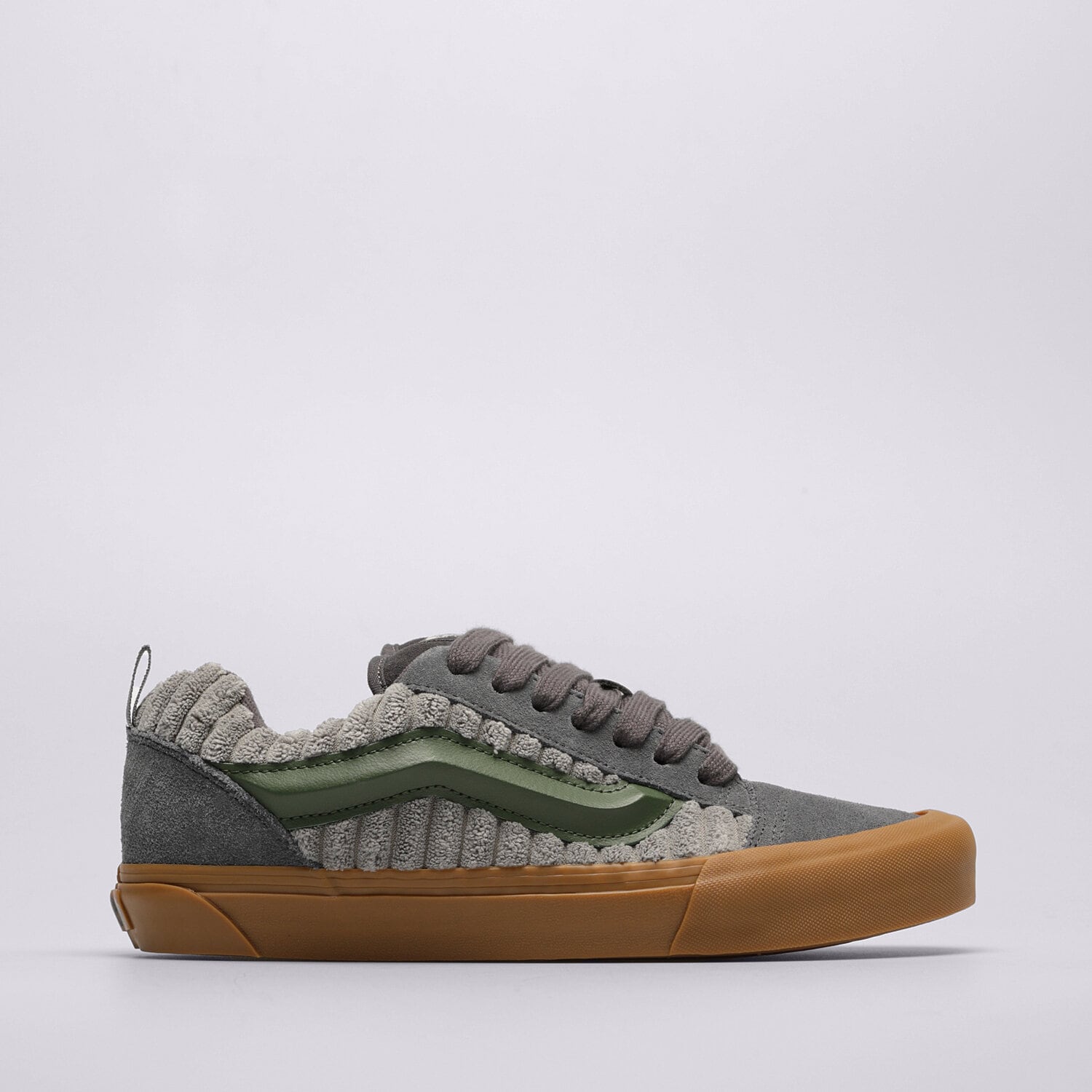 pánské skate boty (skateboardové) VANS KNU SKOOL  VN0009QCDGR1 ZELENÁ