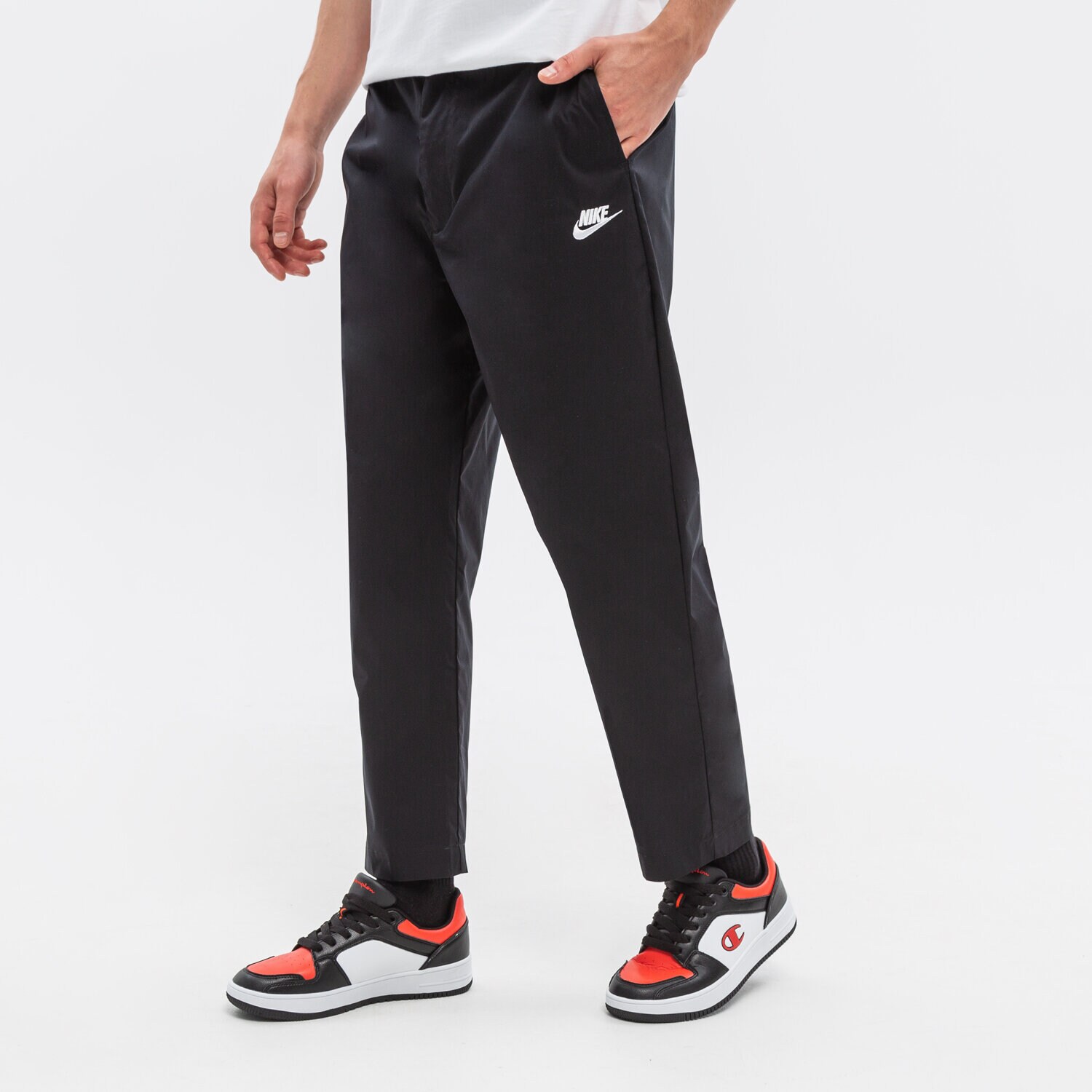 pánské kalhoty NIKE KALHOTY  M NSW SPE WVN UL SNEAKER PANT DM6823-010 ČERNÁ