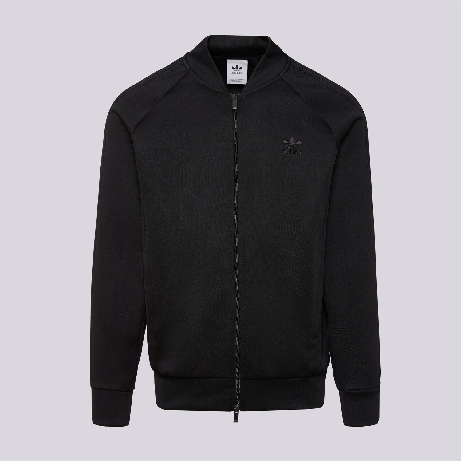 pánská mikina ADIDAS MIKINA ROZEPÍNACÍ SST TT JY1290 ČERNÁ