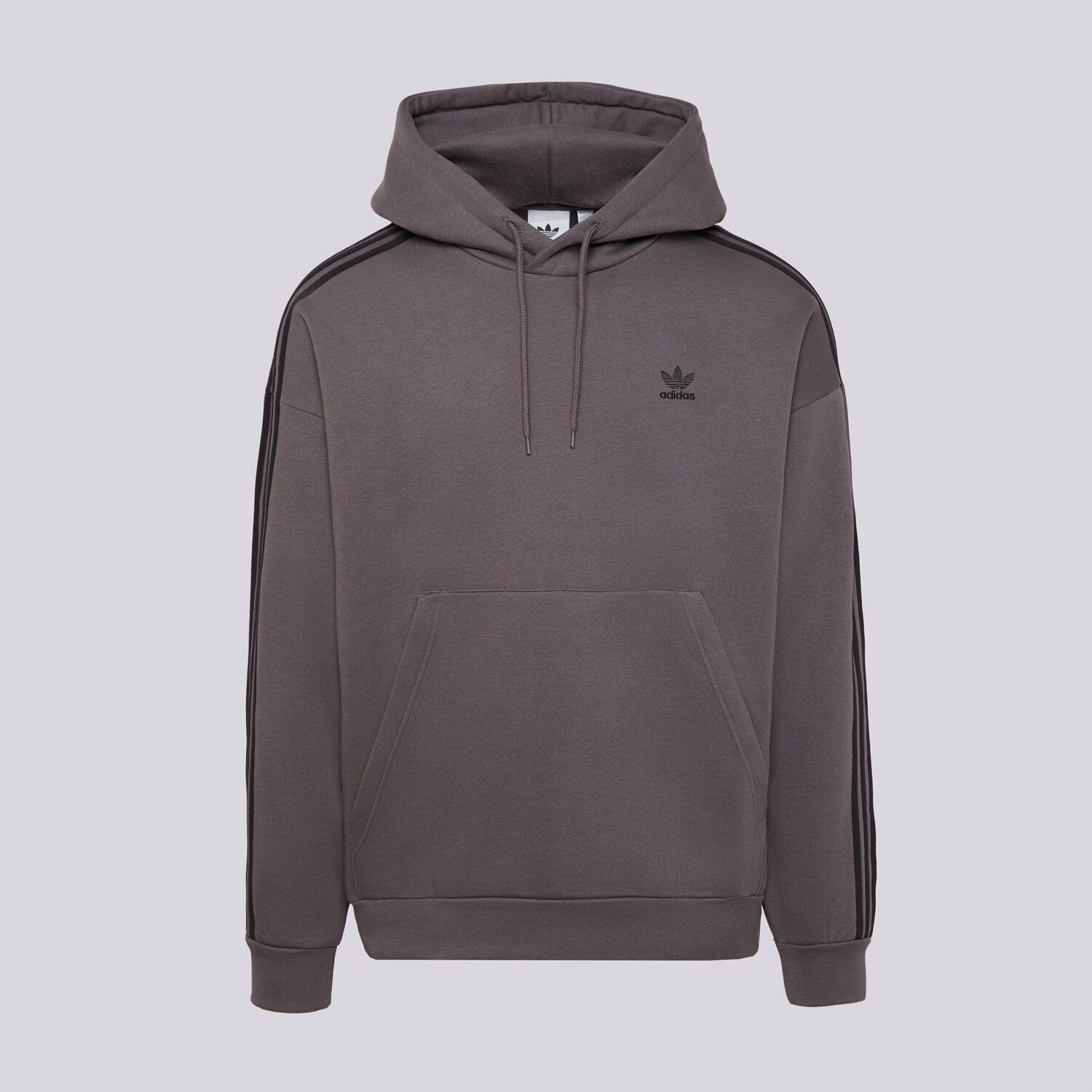 pánská mikina ADIDAS MIKINA S KAPUCÍ BAGGY HOODIE JY1413 ŠEDÁ