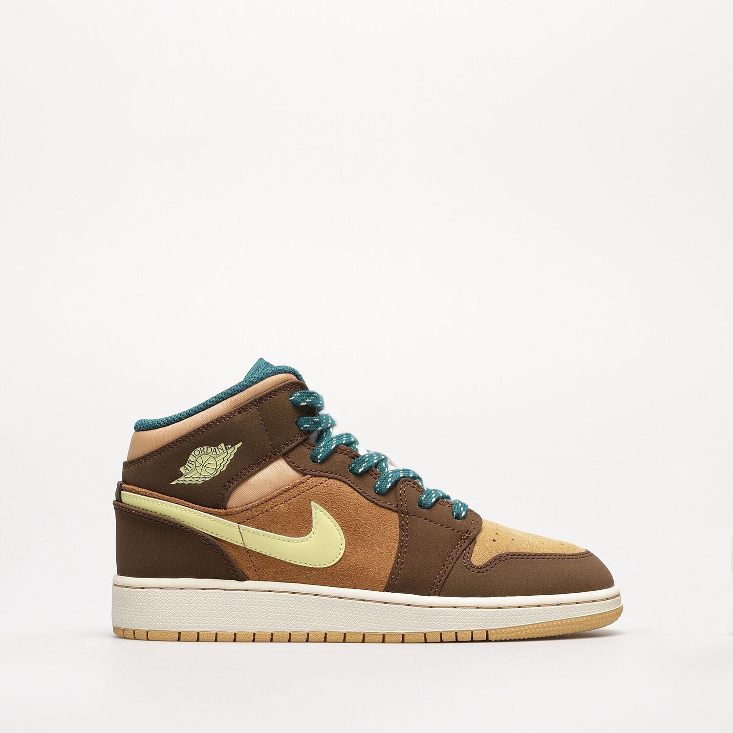 dětské tenisky AIR JORDAN 1 MID SE DZ6335-200 HNĚDÁ