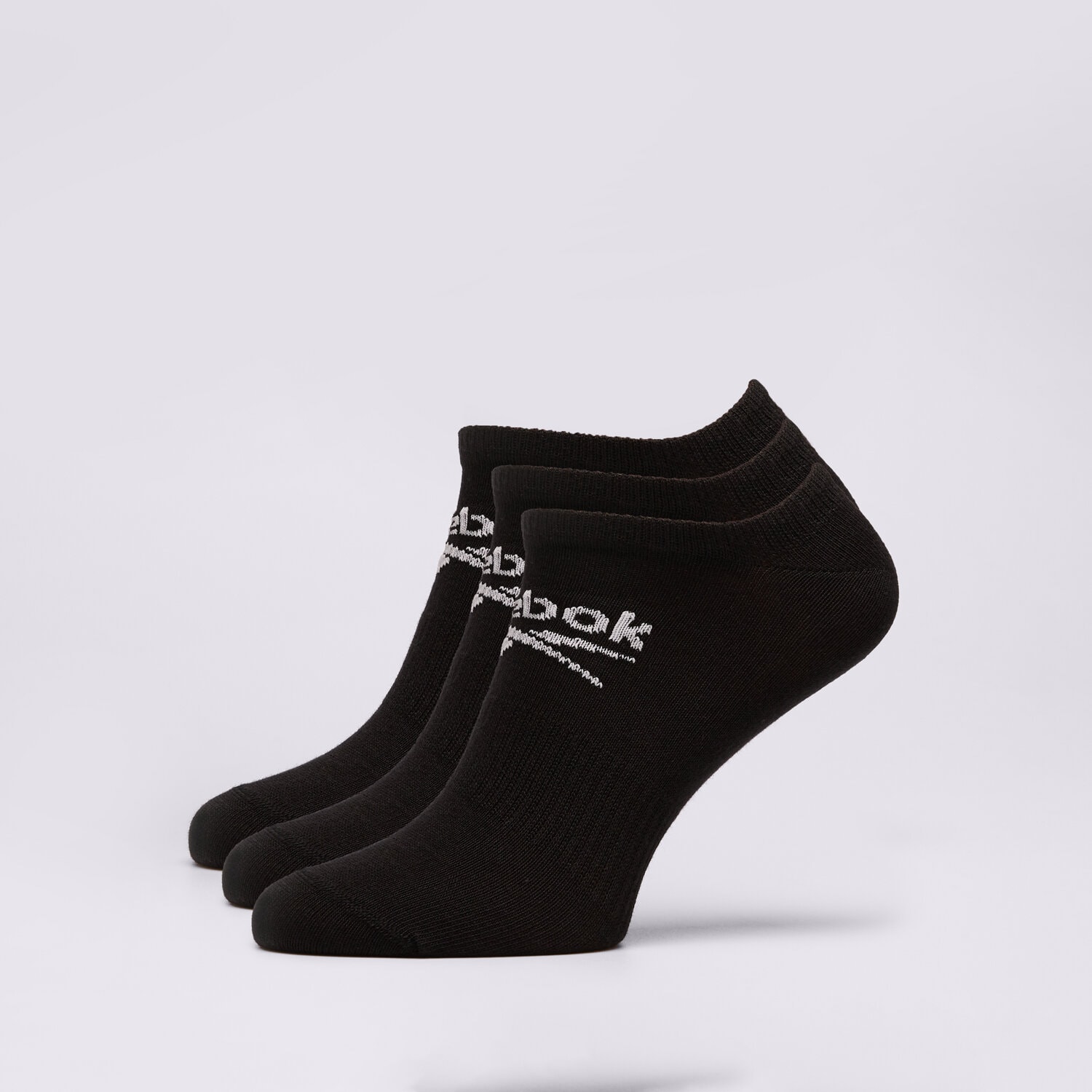 dámské ponožky REEBOK PONOŽKY 3 PACK SOCKS FOOTIE RBKLCPF23004-R0353-2 ČERNÁ