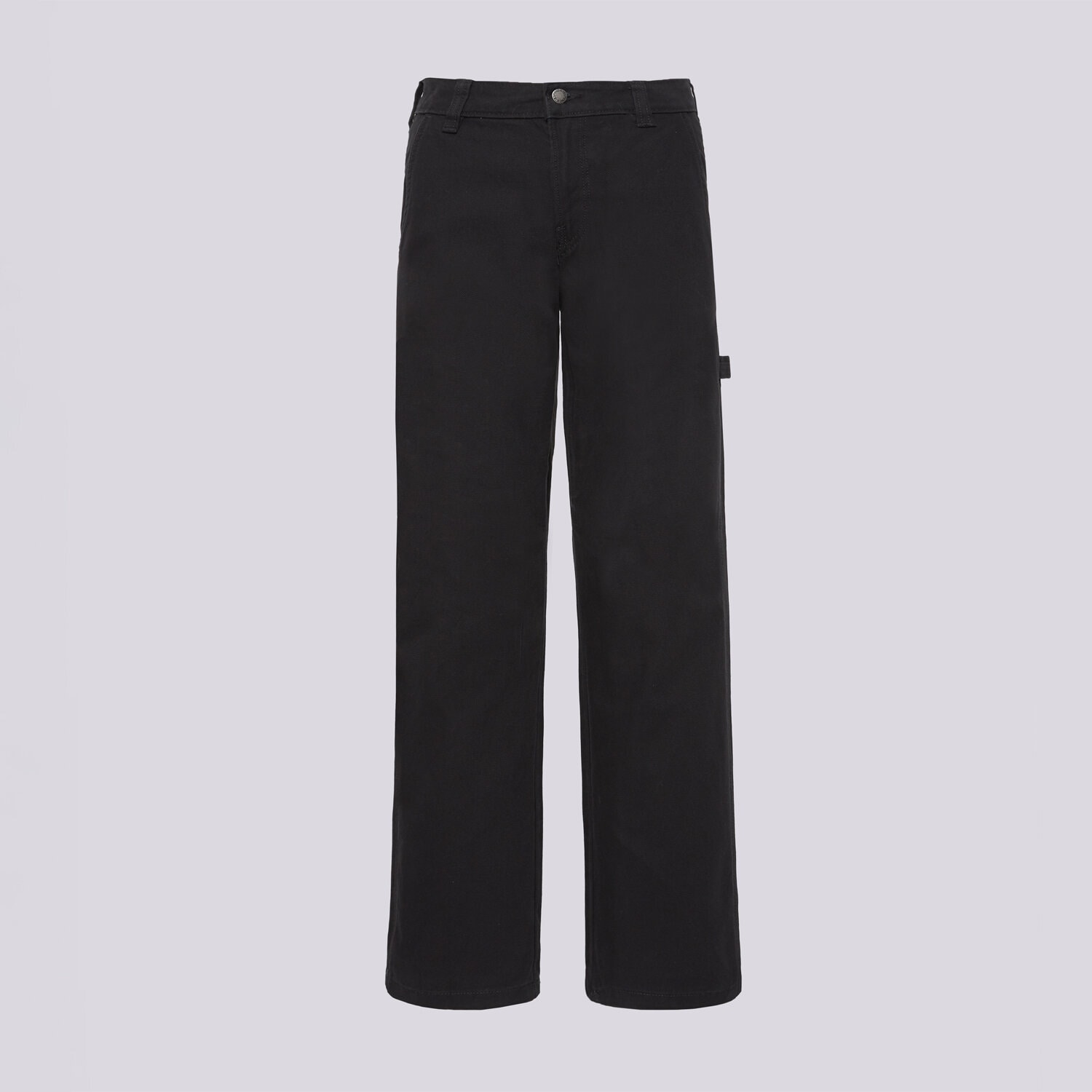 dámské kalhoty DICKIES KALHOTY  DICKIES DUCK CANVAS CARPENTER PANT W DK0A886TBLK1 ČERNÁ