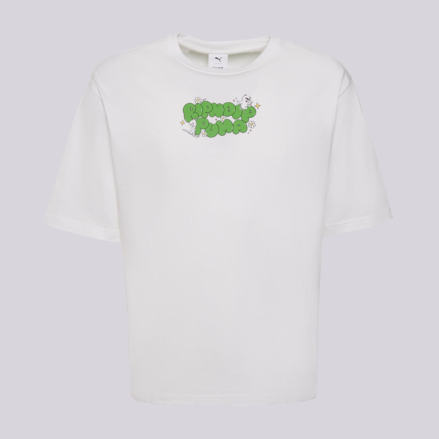 pánské tričko PUMA TRIČKO PUMA X RIPNDIP BOXY GRAPHIC TEE 632413 02 BÍLÁ