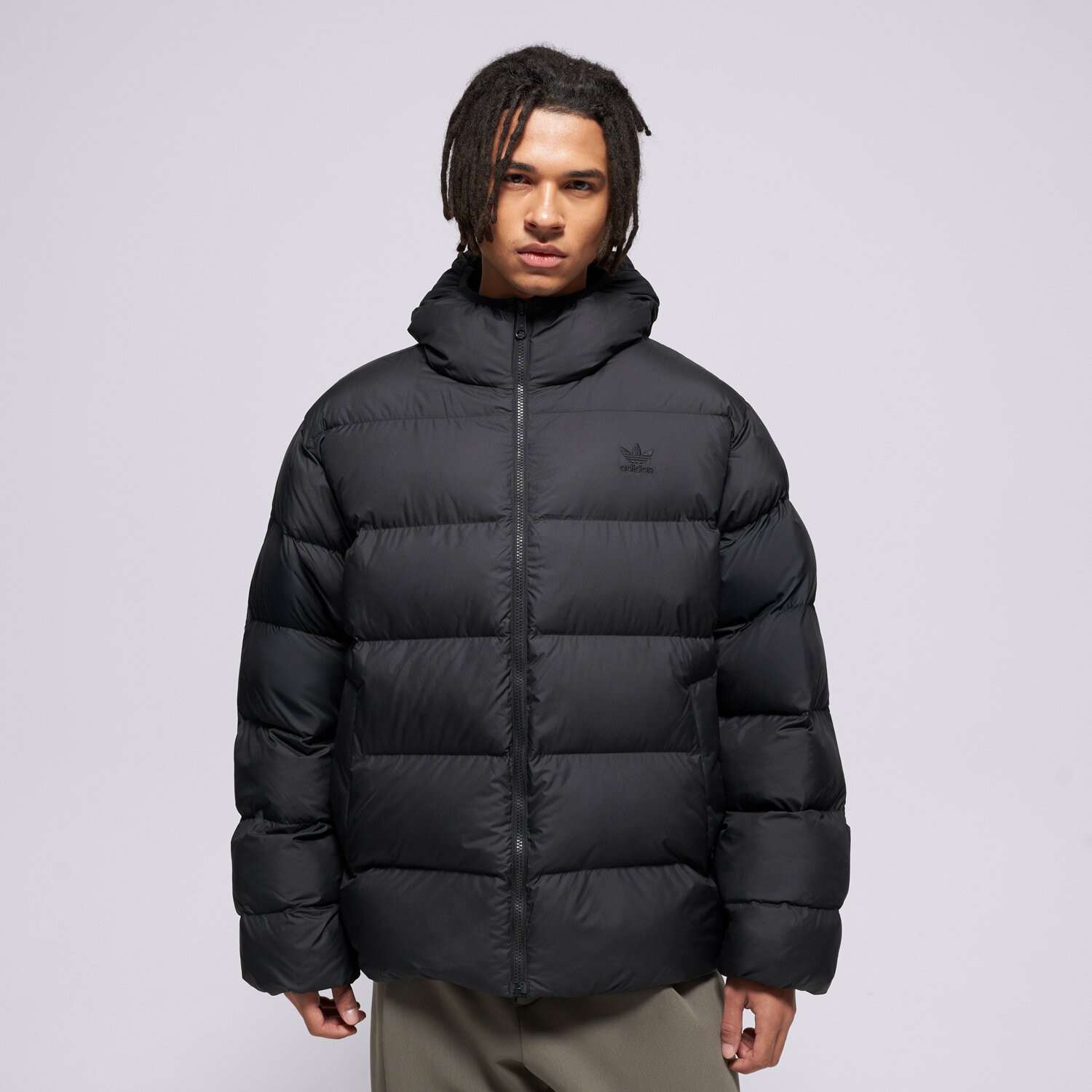 pánská zimní bunda ADIDAS BUNDA ZIMNÍ COMMERCIAL PUFF JX4123 ČERNÁ