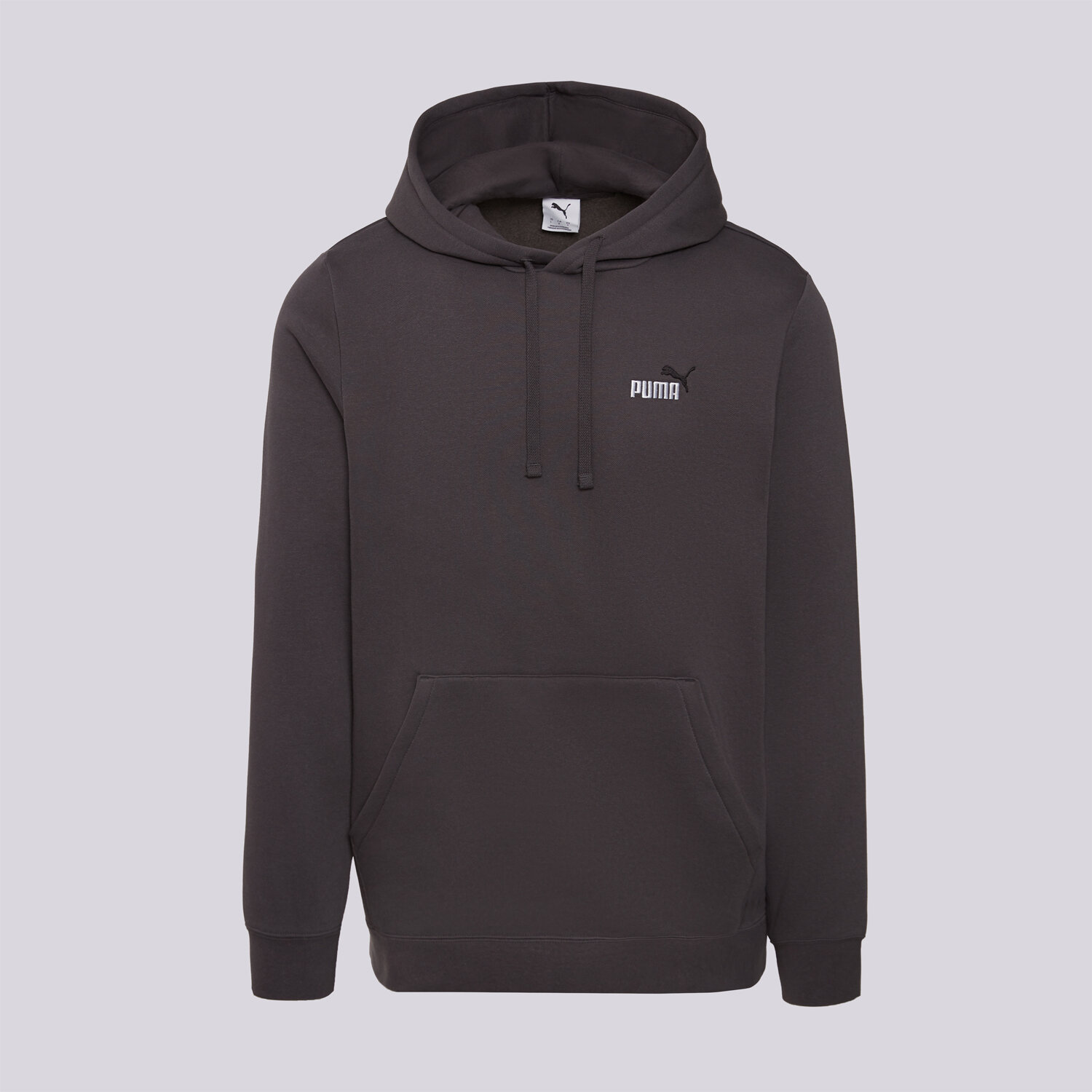 pánská mikina PUMA MIKINA S KAPUCÍ ESS 2 COLOR SMALL NO. 1 LOGO HOODIE FL 684718 44 ŠEDÁ
