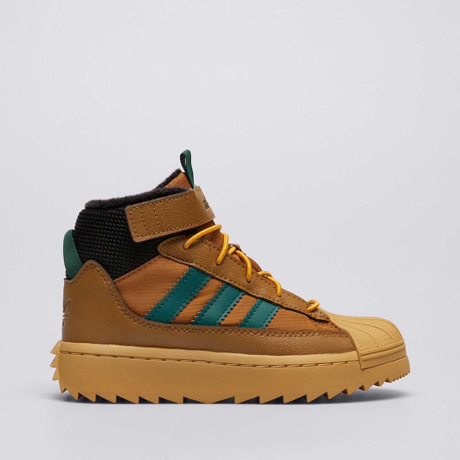 dětská outdoorová obuv ADIDAS SUPERSTAR WINTER TREK C JQ0343 HNĚDÁ