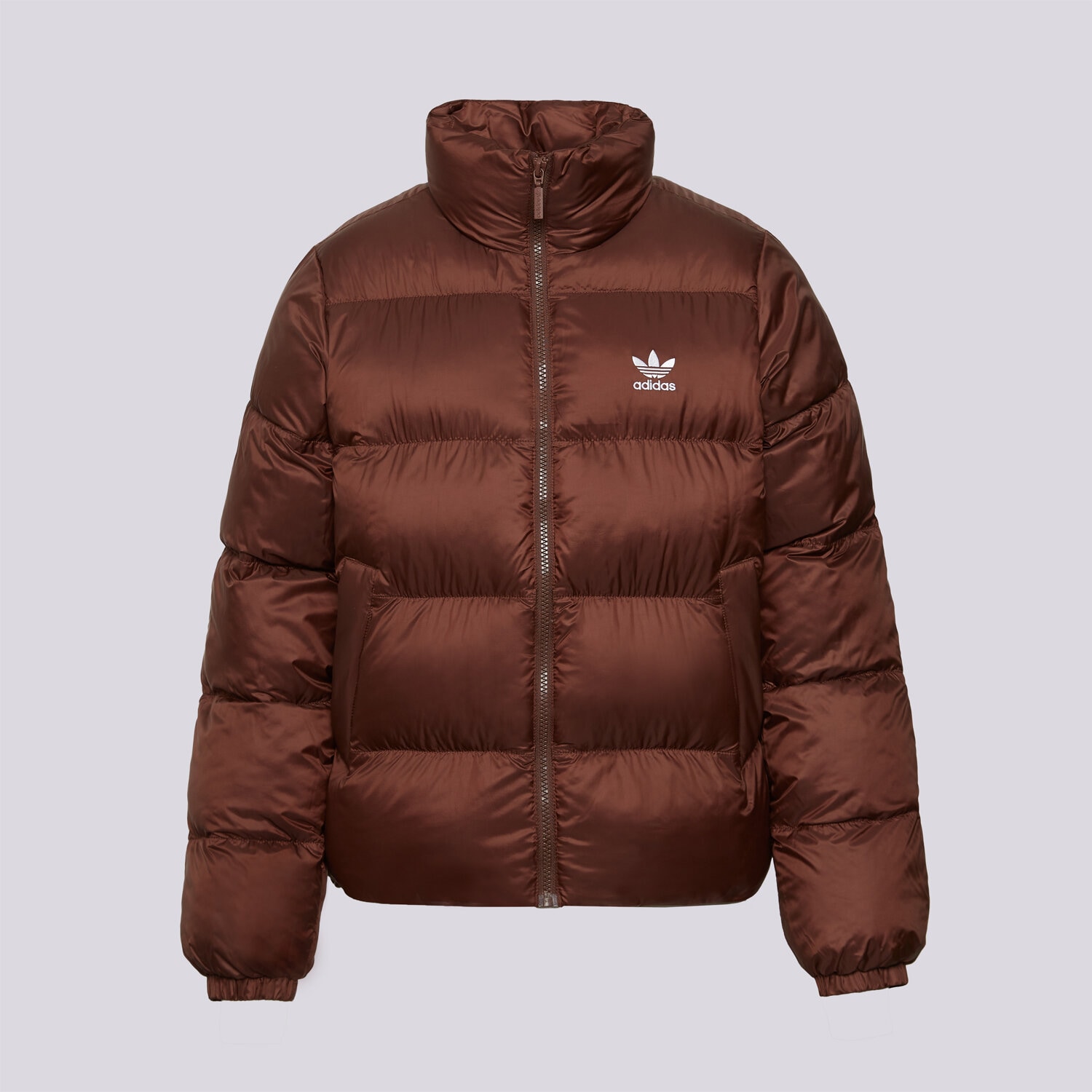 dámská zimní bunda ADIDAS BUNDA SHORT PUFFER JX2948 HNĚDÁ