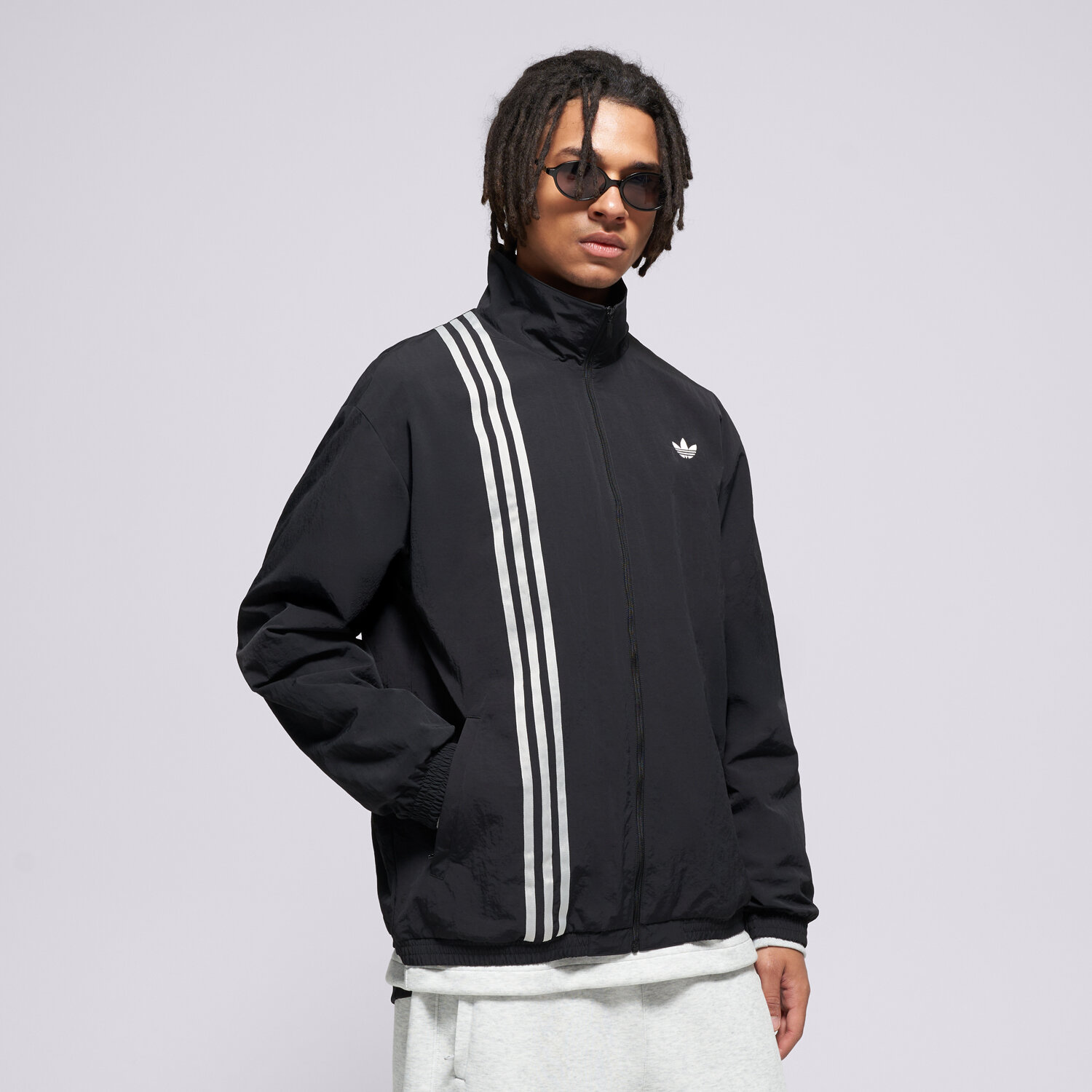 pánská mikina ADIDAS MIKINA ROZEPÍNACÍ FIREBIRD TT JV9882 ČERNÁ