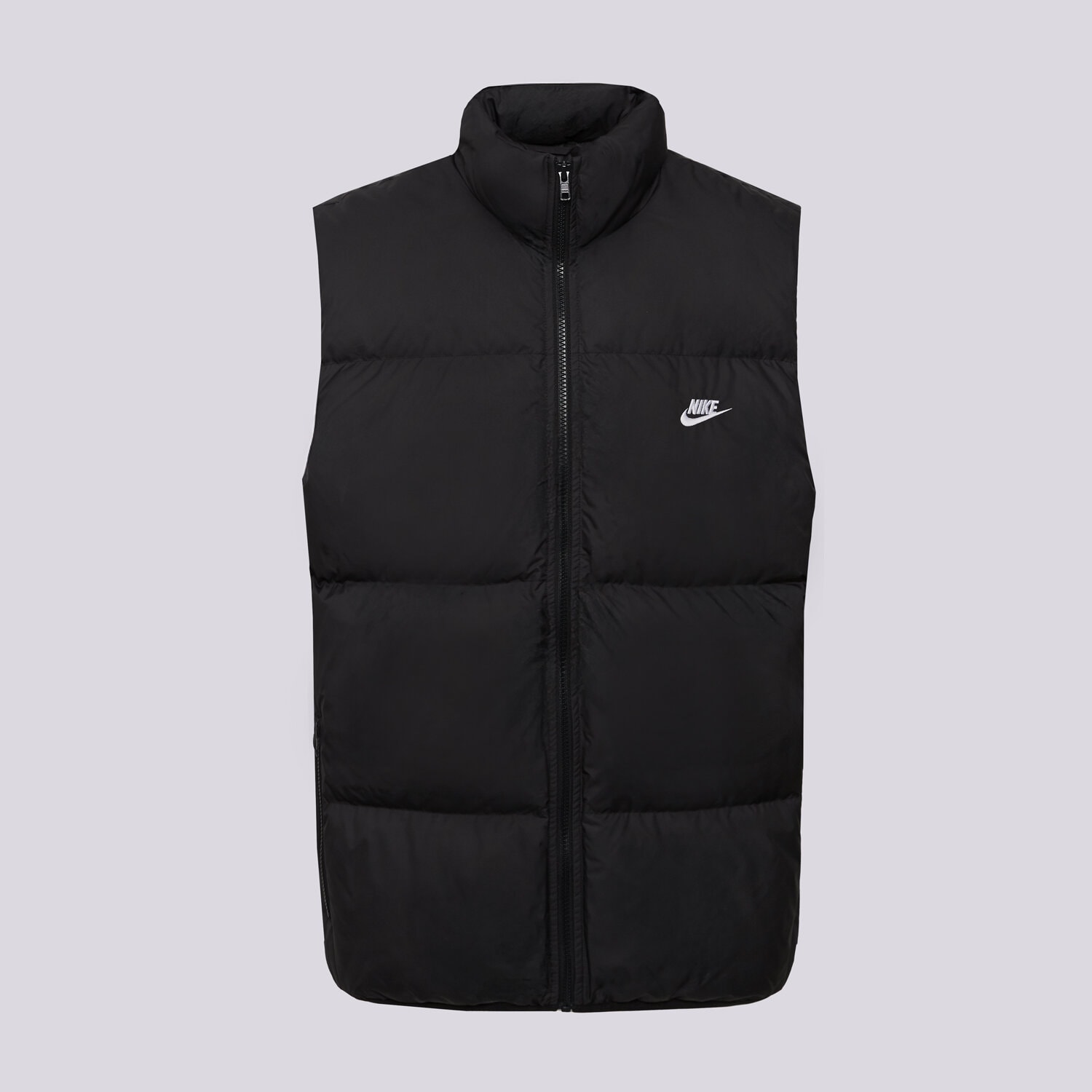 pánská vesta NIKE VESTA M SF CLUB PUFFER VEST 550 IB2977-010 ČERNÁ