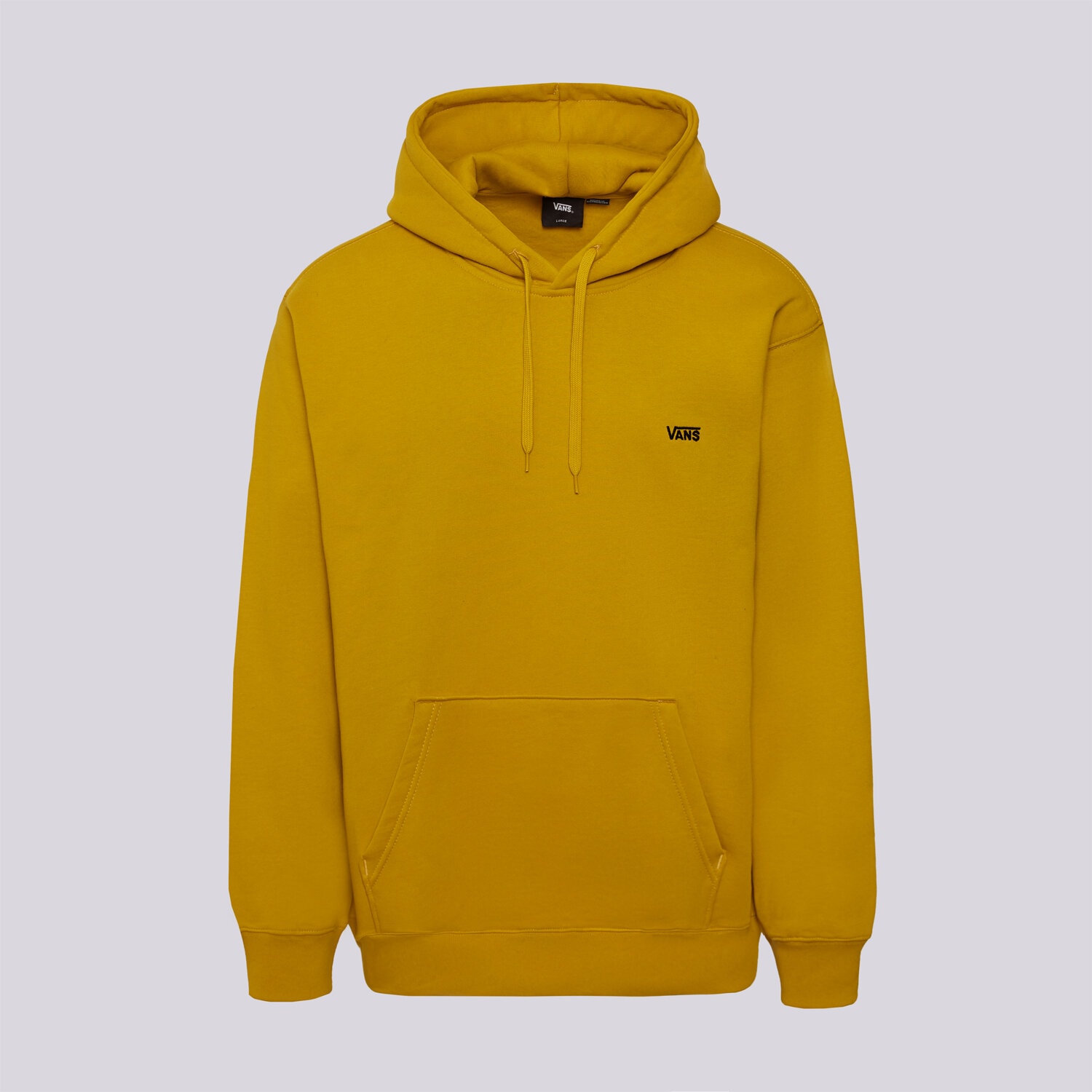 pánská mikina VANS MIKINA S KAPUCÍ LEFT CHEST II LOOSE PO VN000P21EMX1 hořčicová