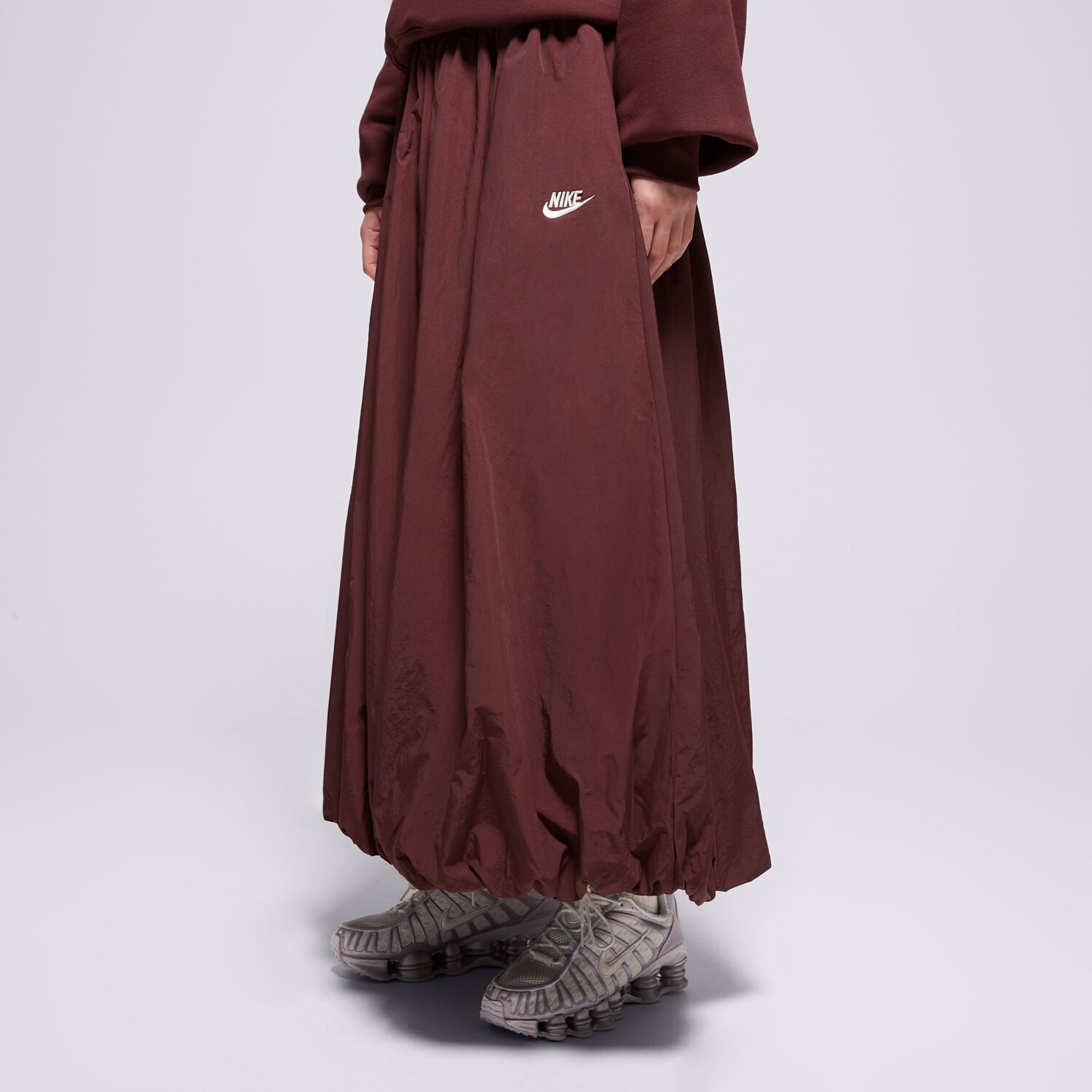 dámská sukně NIKE SUKNĚ W NSW WR SKIRT IM7450-652 BORDOVÁ