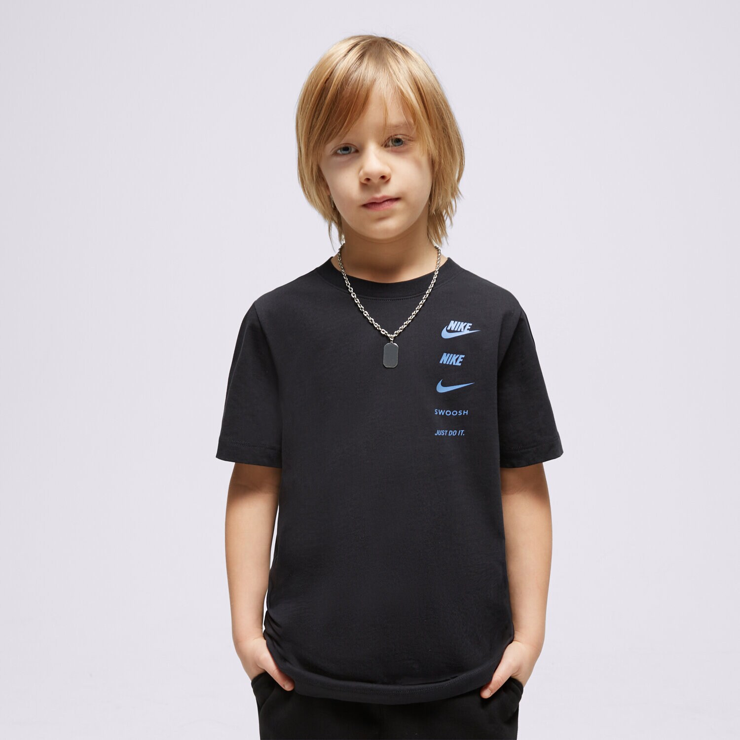 dětské tričko NIKE TRIČKO B NSW SI GRAPHIC BOY FV2339-010 ČERNÁ