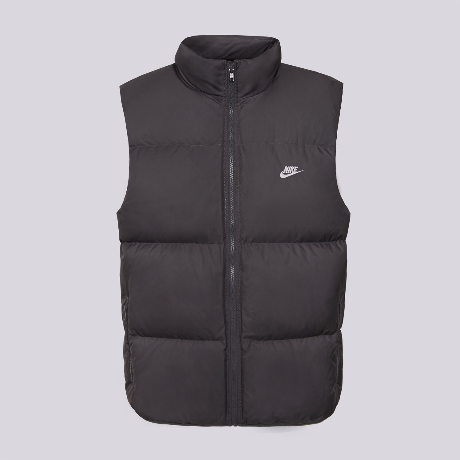 pánská vesta NIKE VESTA M SF CLUB PUFFER VEST 550 IB2977-068 ŠEDÁ