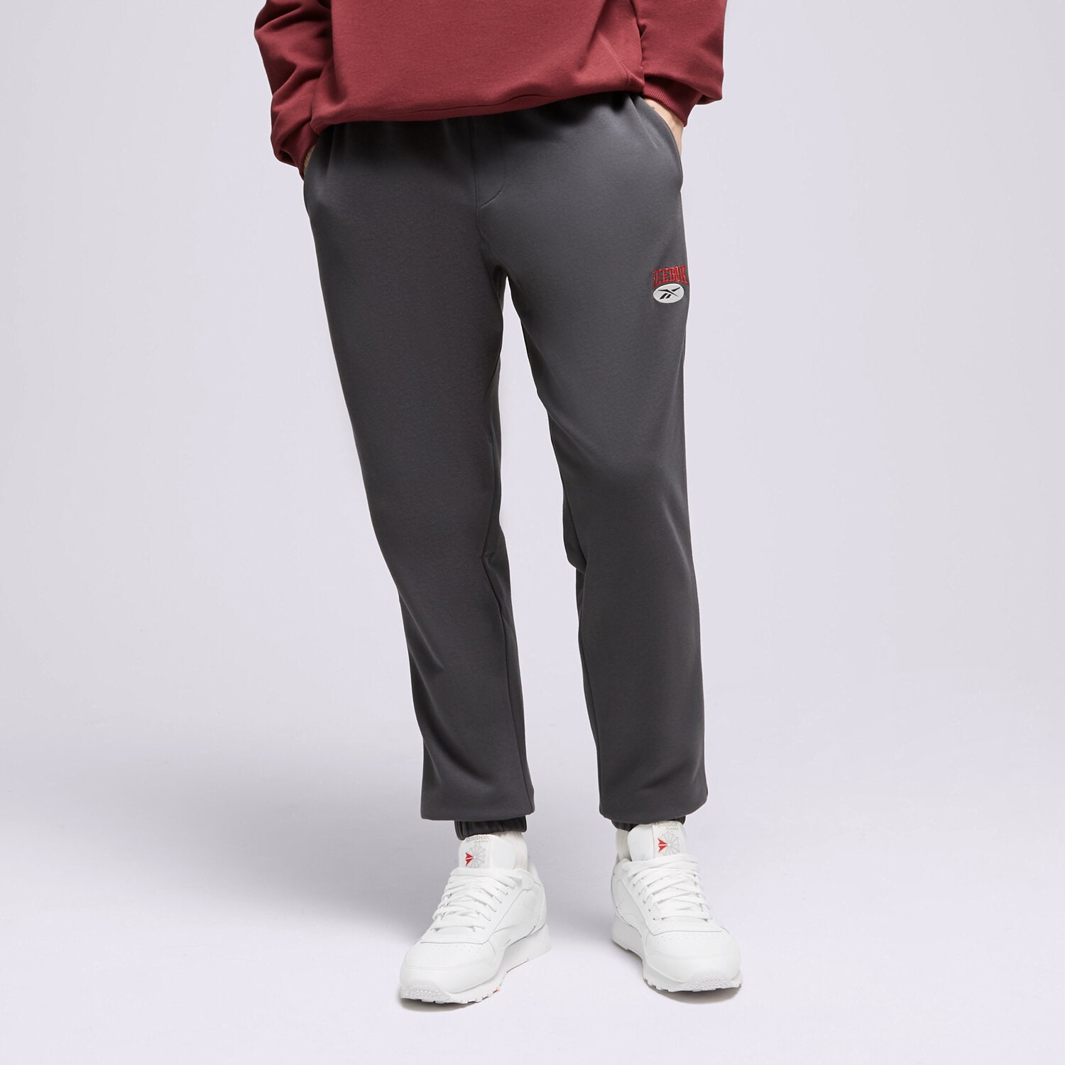 pánské kalhoty REEBOK KALHOTY  CL AE PANT 100035356 ČERNÁ