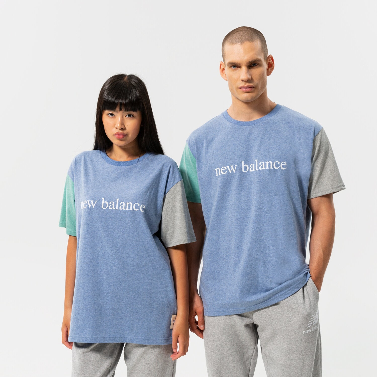 pánské tričko NEW BALANCE TRIČKO NB ESSENTIALS PURE BALANCE TEE MT21566NHR MODRÁ