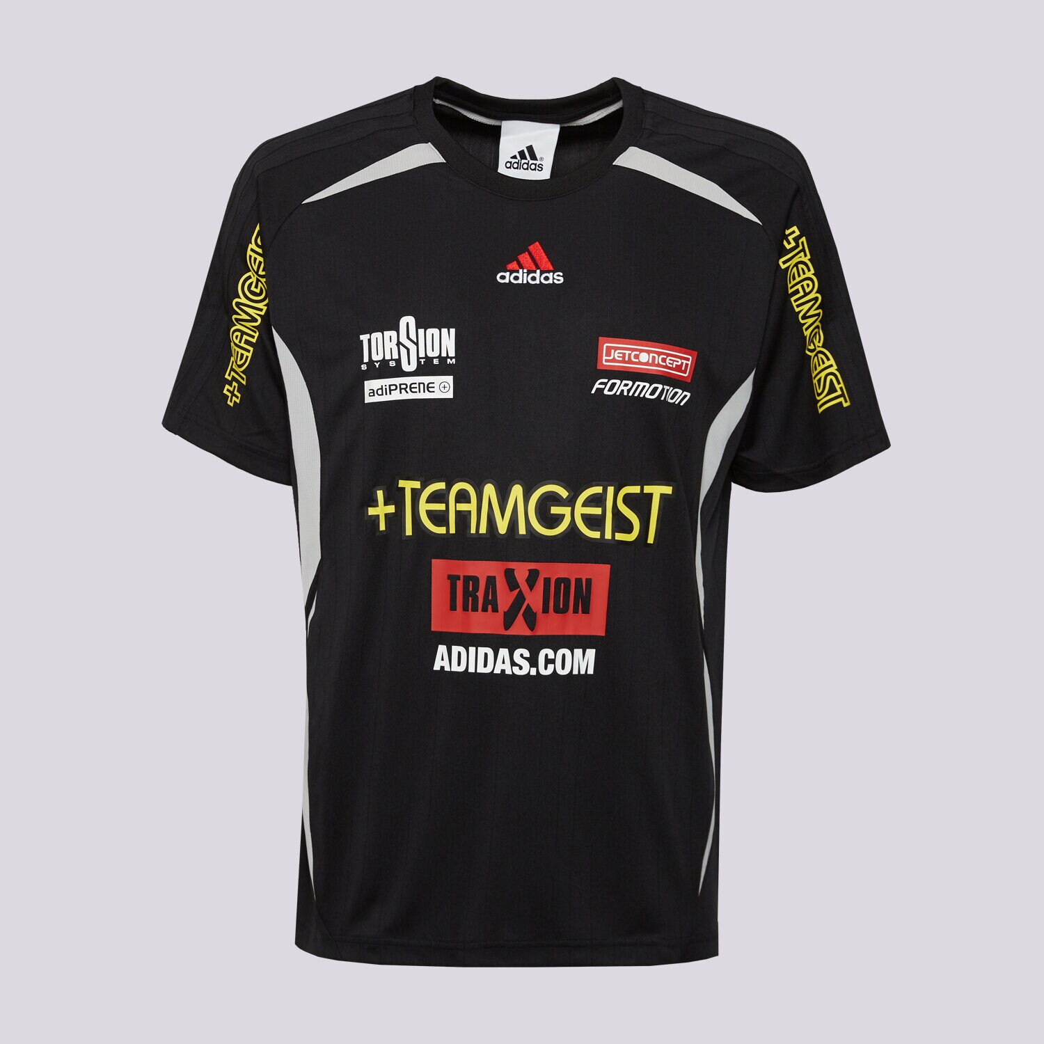 pánská košile ADIDAS KOŠILE GRAPHIC SHORT SLEEVE JERSEY TEAMGEIST KG2671 ČERNÁ