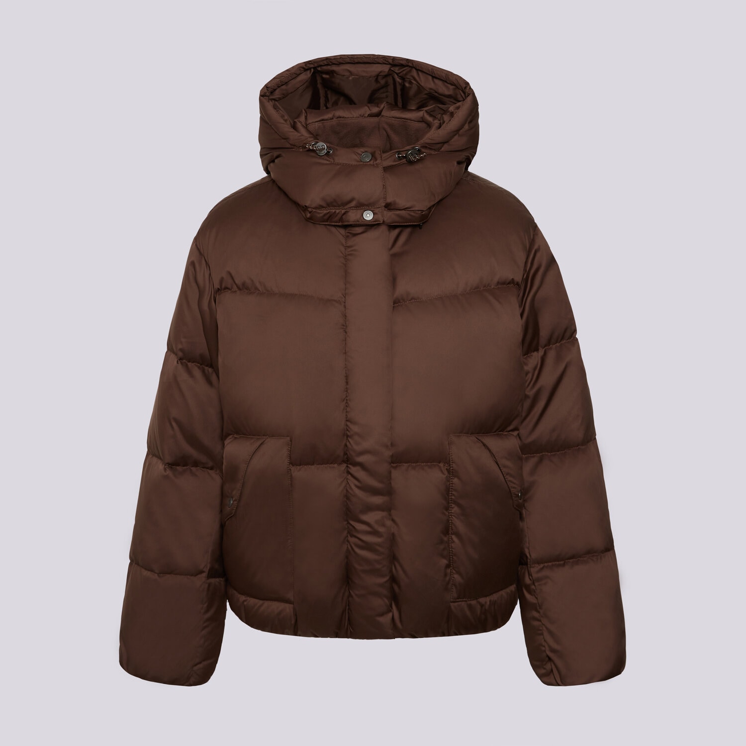 dámská zimní bunda LEVI'S BUNDA PÉŘOVÁ WESTERN BUBBLE SHORTIE BROWNS 003MD-0006 HNĚDÁ