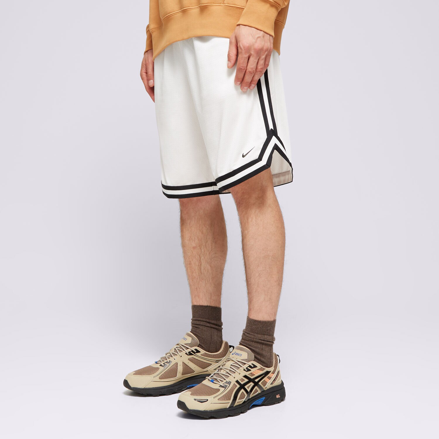 pánské kraťasy NIKE ŠORTKY  M NK DF DNA 10IN SHORT FN2604-100 BÍLÁ