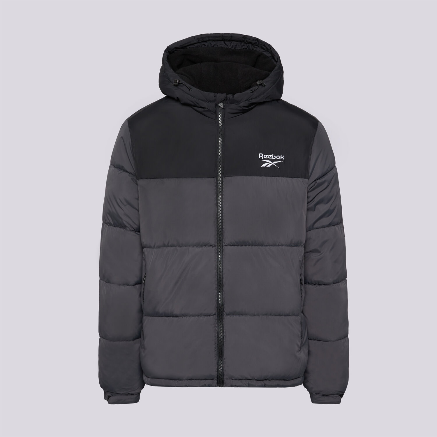 pánská zimní bunda REEBOK BUNDA ZIMNÍ PUFFER JACKET RBO15690285 ŠEDÁ