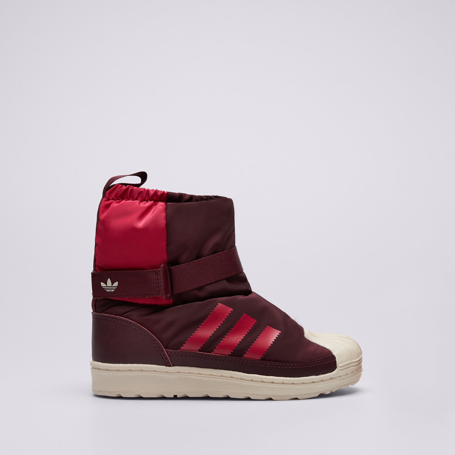 dětská outdoorová obuv ADIDAS SUPERSTAR 360 WTR BOOT C JR5804 BORDOVÁ