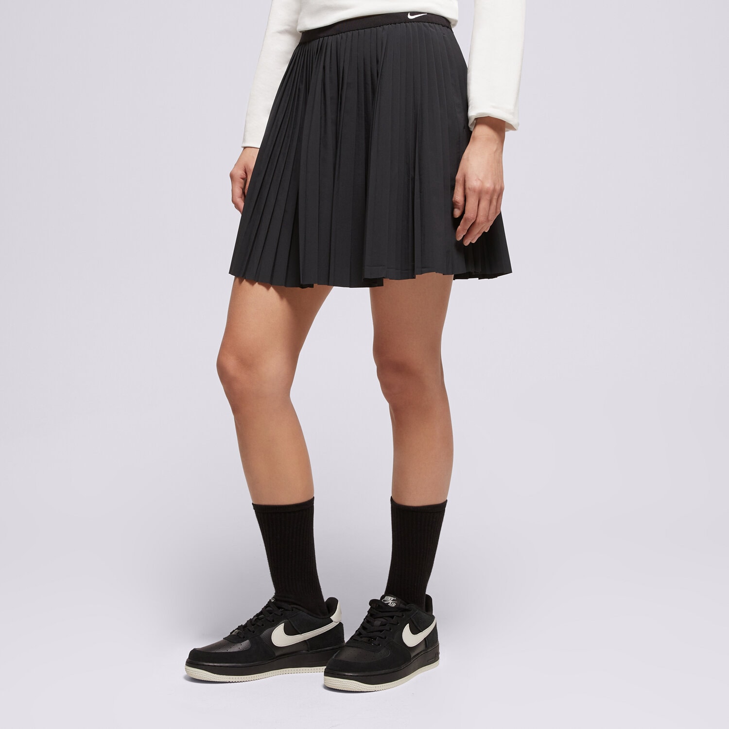 dámská sukně NIKE SUKNĚ W NSW PLEATED SKIRT IM7463-010 ČERNÁ