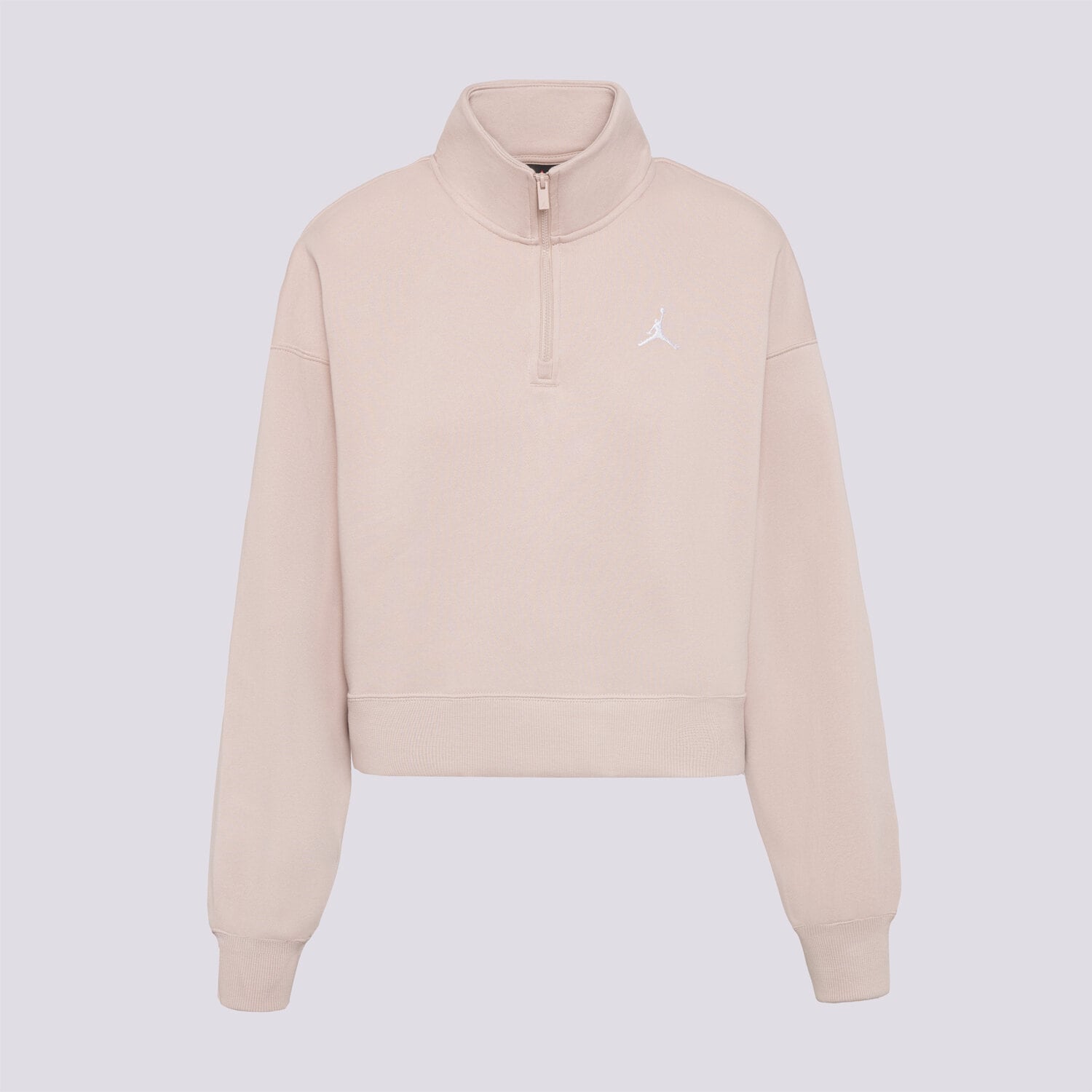 dámská mikina JORDAN MIKINA W J BRK FLC QZ TOP IH2391-292 BÉŽOVÁ