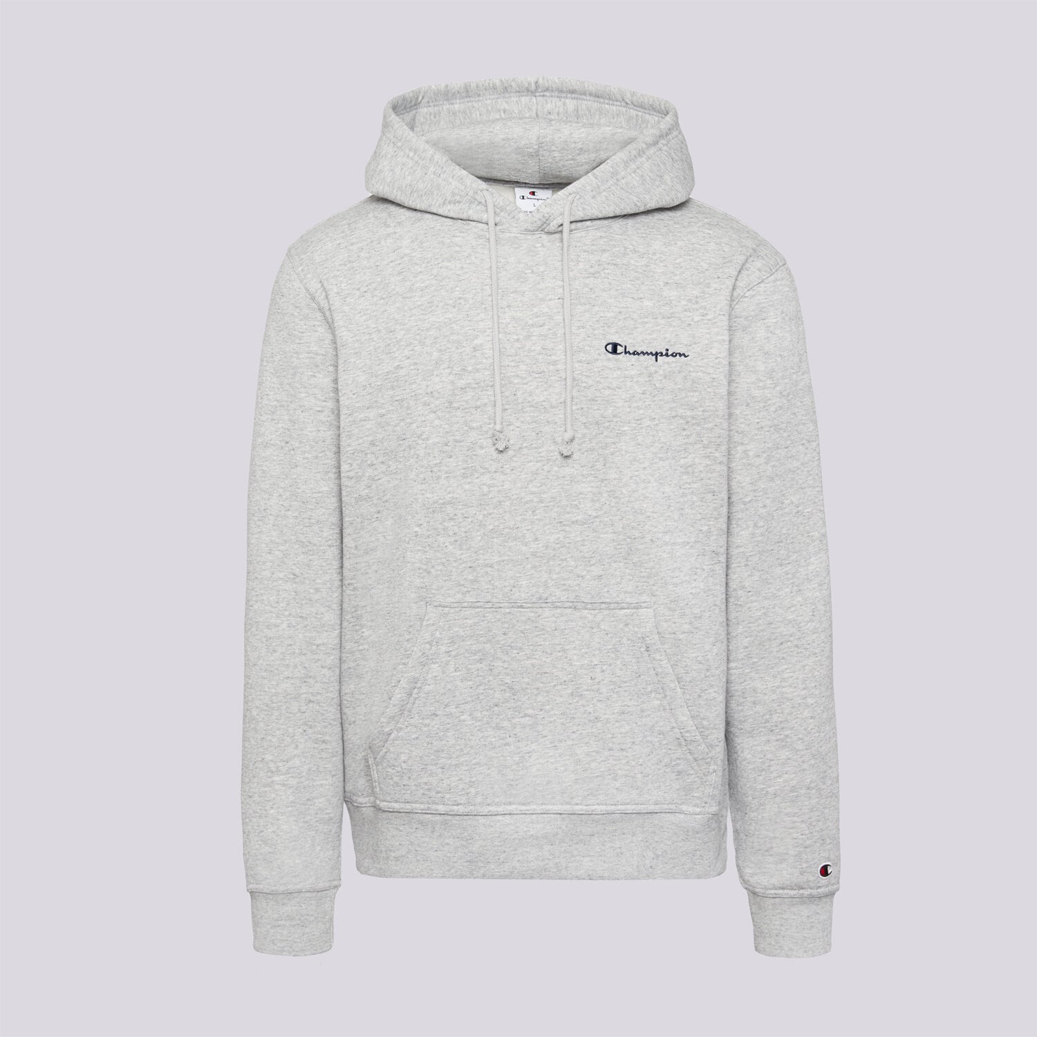 pánská mikina CHAMPION MIKINA S KAPUCÍ HOODED SWEATSHIRT 221790EM021 ŠEDÁ