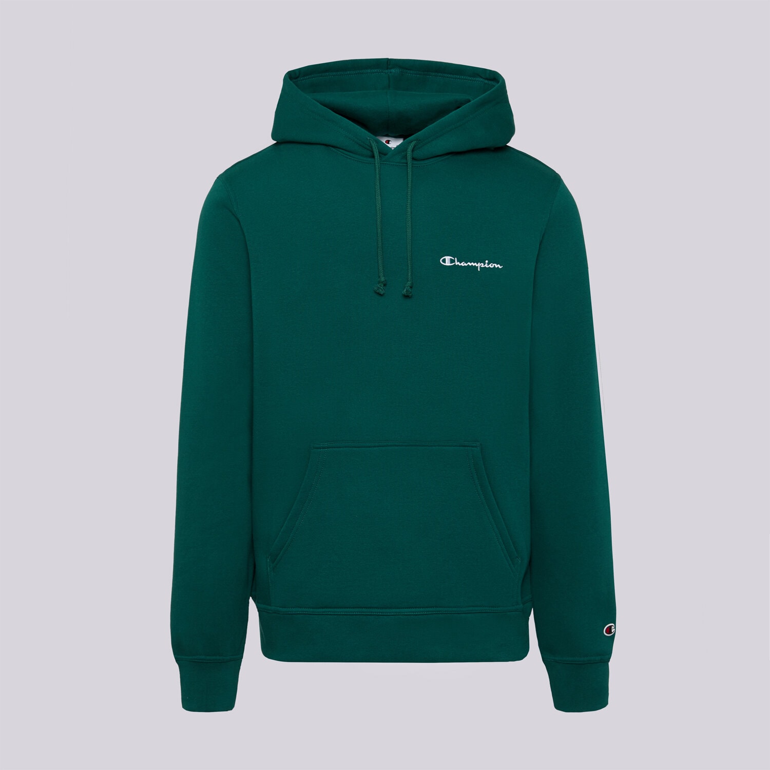 pánská mikina CHAMPION MIKINA S KAPUCÍ HOODED SWEATSHIRT 221790GS584 ZELENÁ