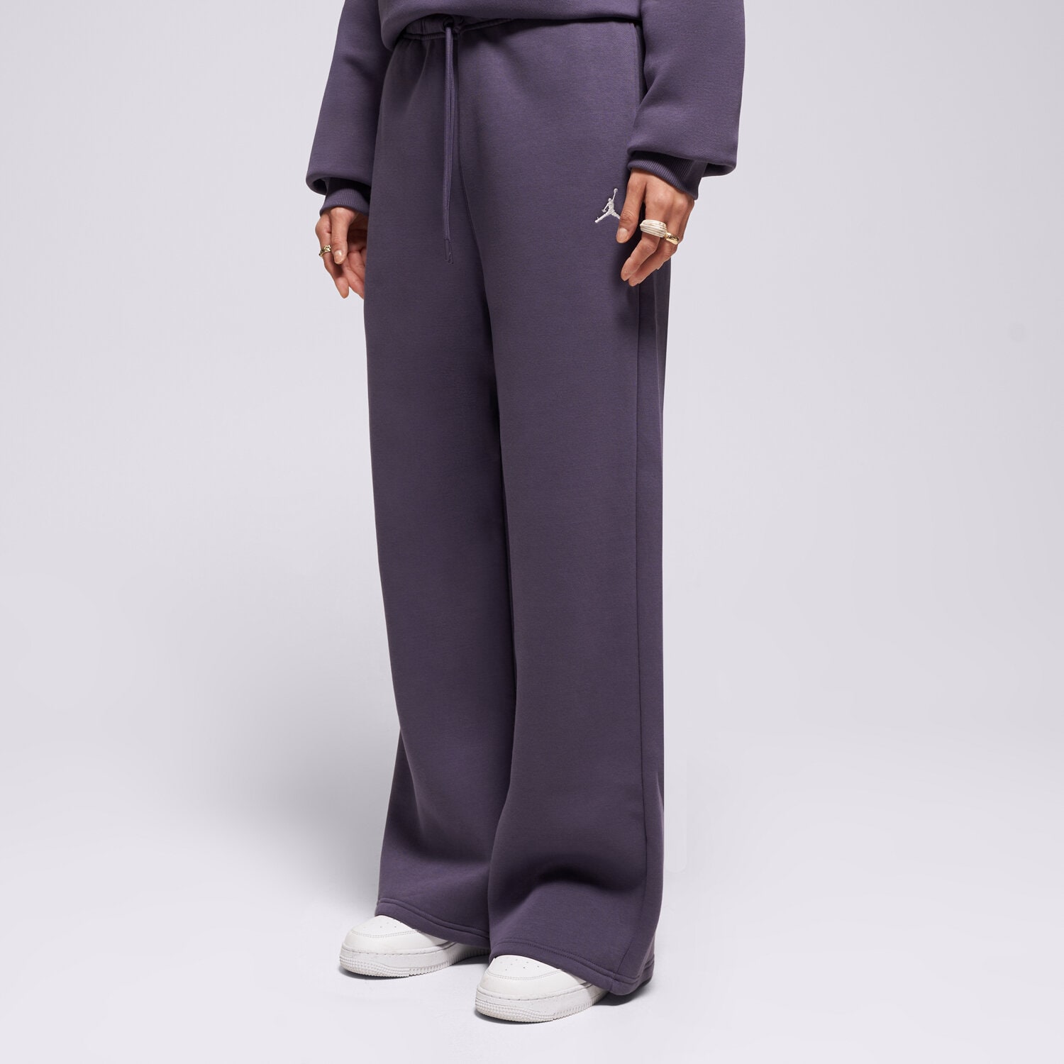 dámské kalhoty JORDAN KALHOTY  W J BRK FLC OH PANT IH2394-573 FIALOVÁ