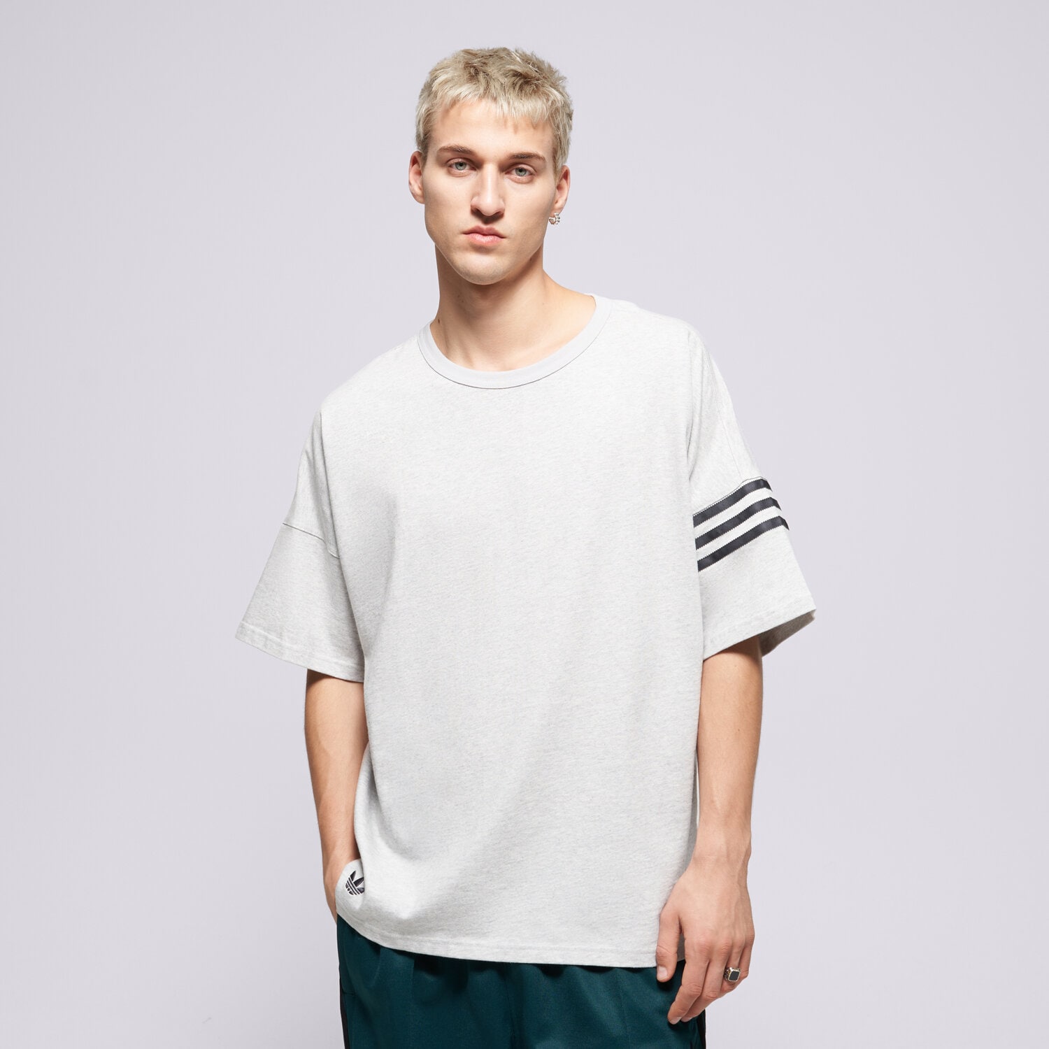 pánské tričko ADIDAS TRIČKO NEU C TEE HZ3699 ŠEDÁ