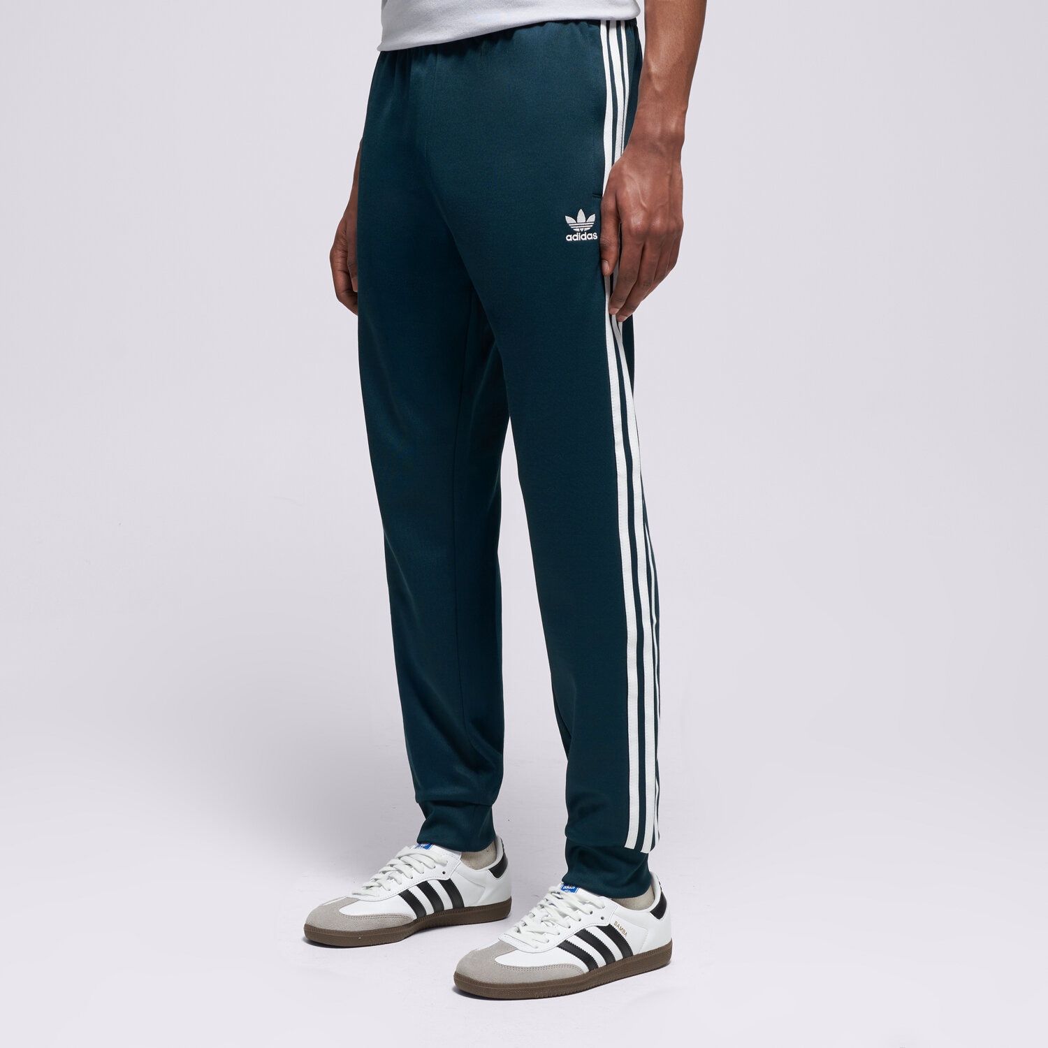 pánské kalhoty ADIDAS KALHOTY  SST TP JY1288 ZELENÁ