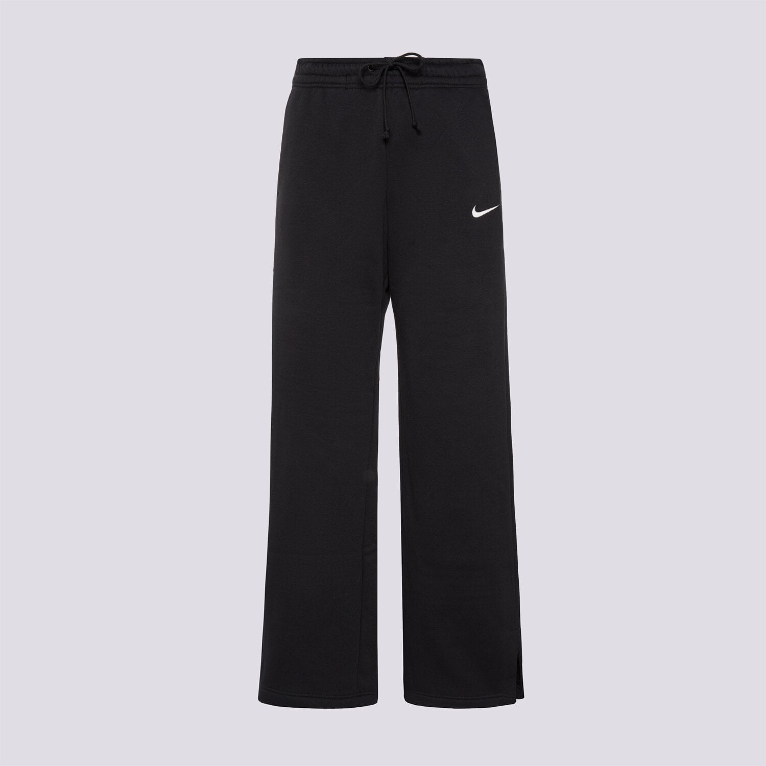 dámské kalhoty NIKE KALHOTY  W NSW PHNX FLC HR PANT WIDE 2 IH1011-010 ČERNÁ