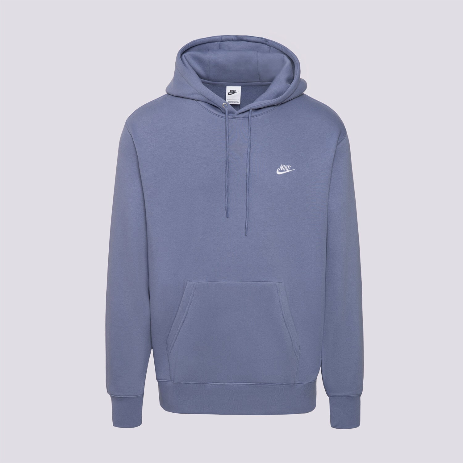 pánská mikina NIKE MIKINA S KAPUCÍ M NK CLUB BB PO HOODIE FN3859-499 MODRÁ