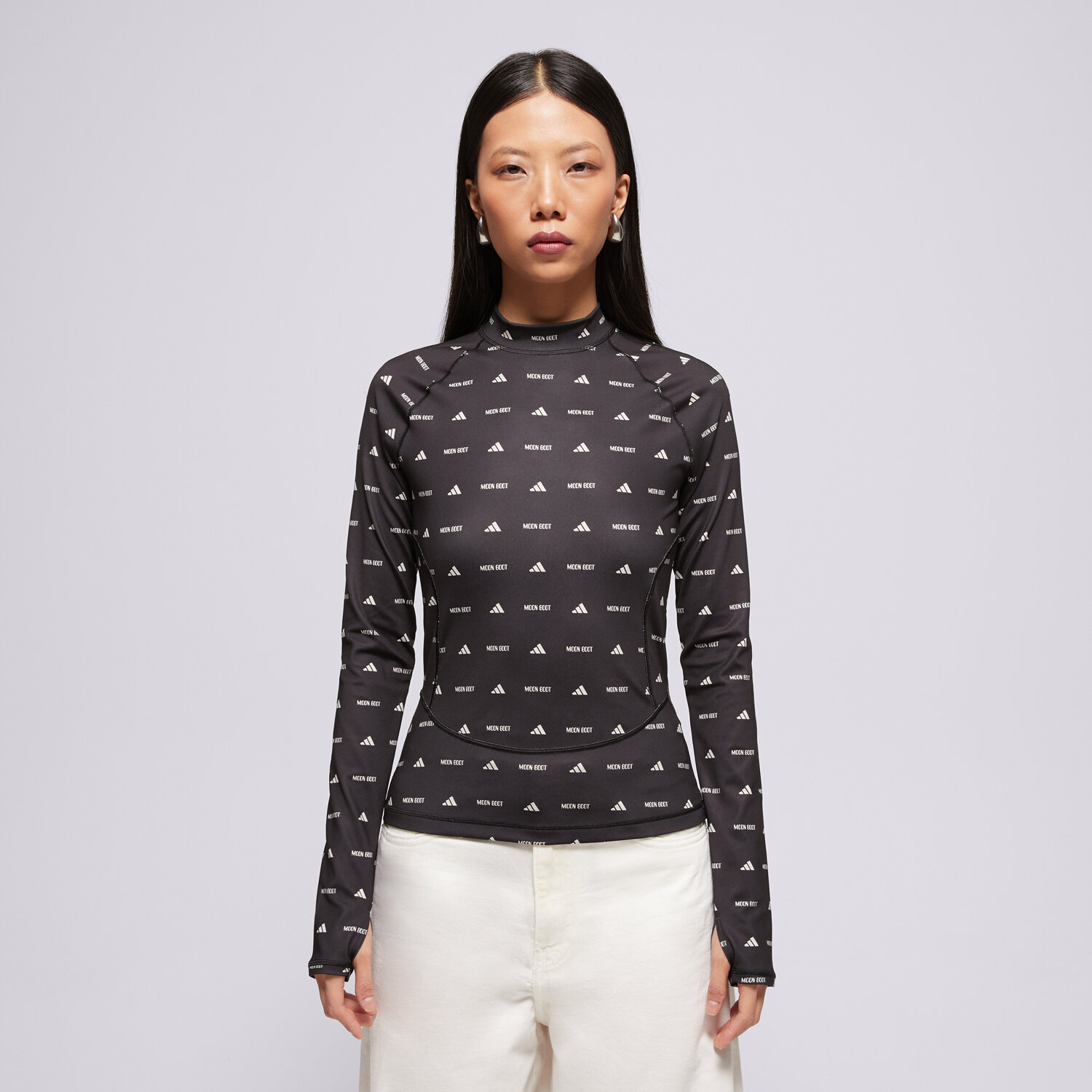 dámské tričko ADIDAS TRIČKO LONG SLEEVE TOP JM6507 ČERNÁ