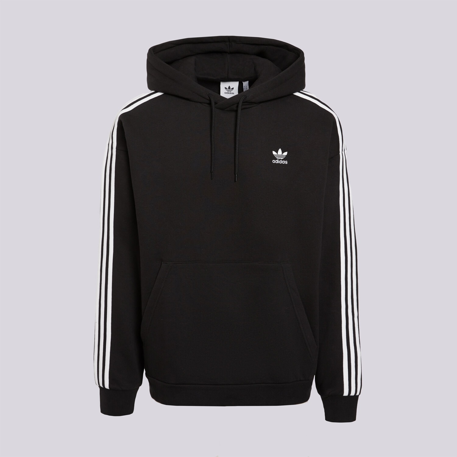 pánská mikina ADIDAS MIKINA S KAPUCÍ BAGGY HOODIE JC6251 ČERNÁ