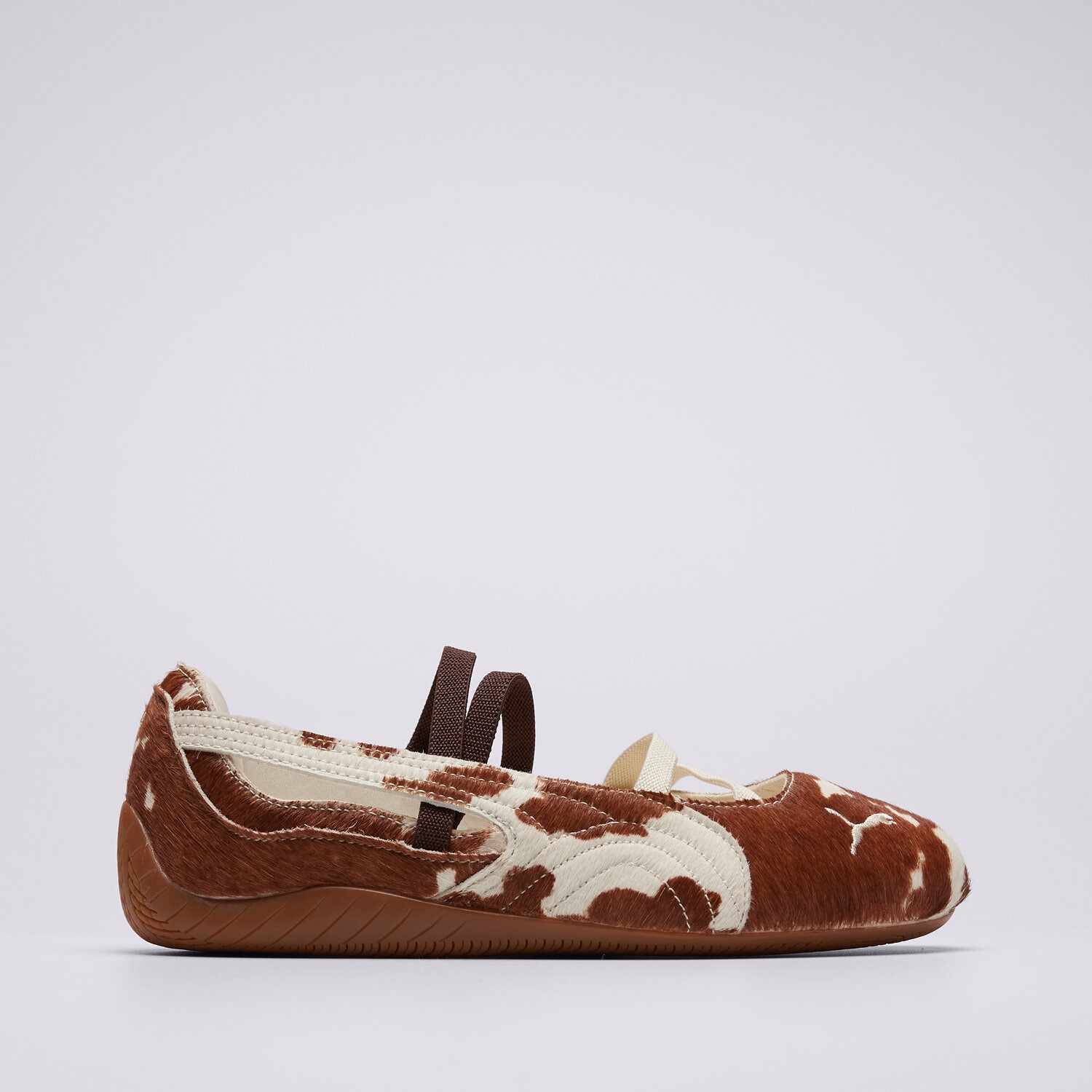 dámské tenisky PUMA SPEEDCAT BALLET COW WNS 40778701 HNĚDÁ