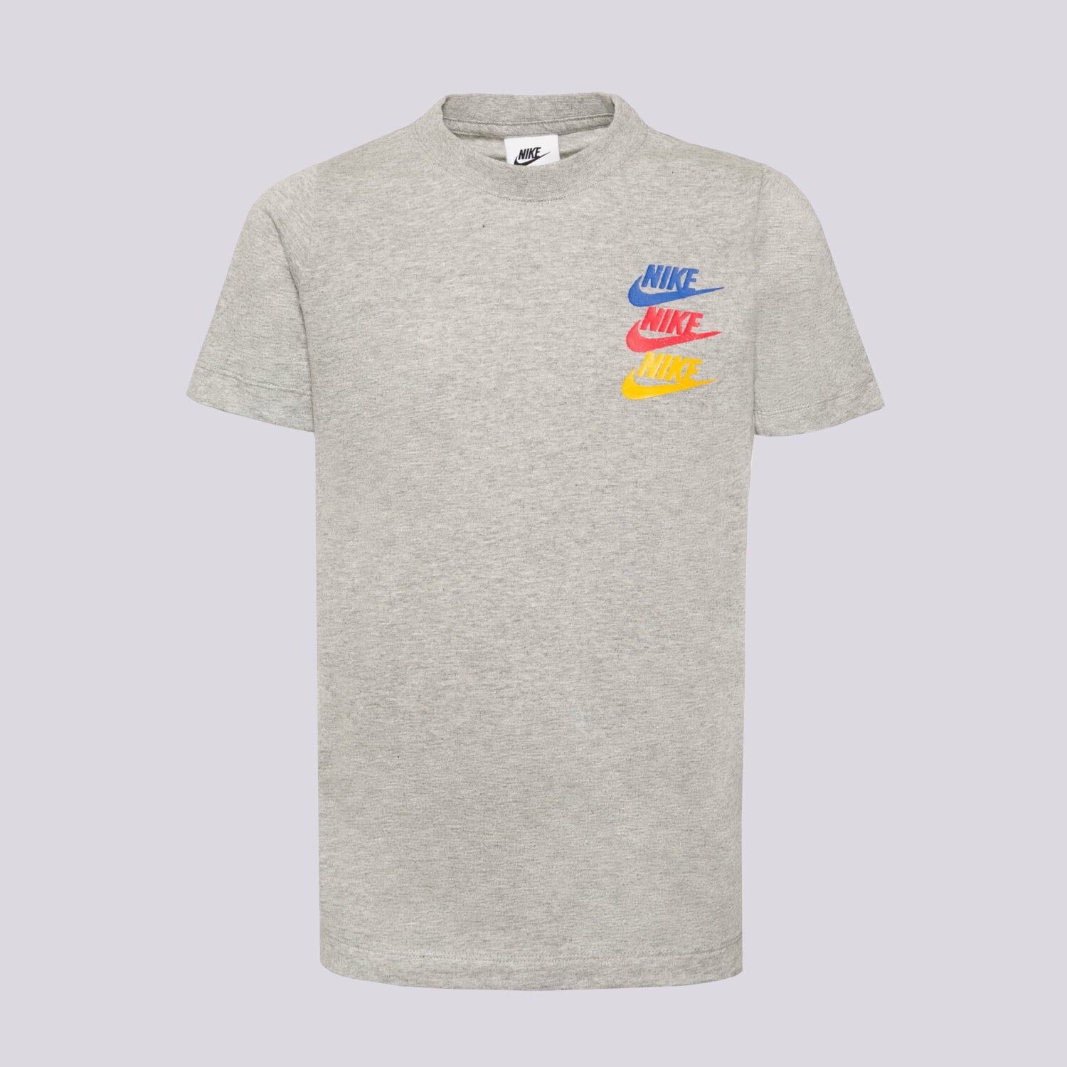 dětské tričko NIKE TRIČKO B NSW SI GRAPHIC TEE FJ5391-063 ŠEDÁ