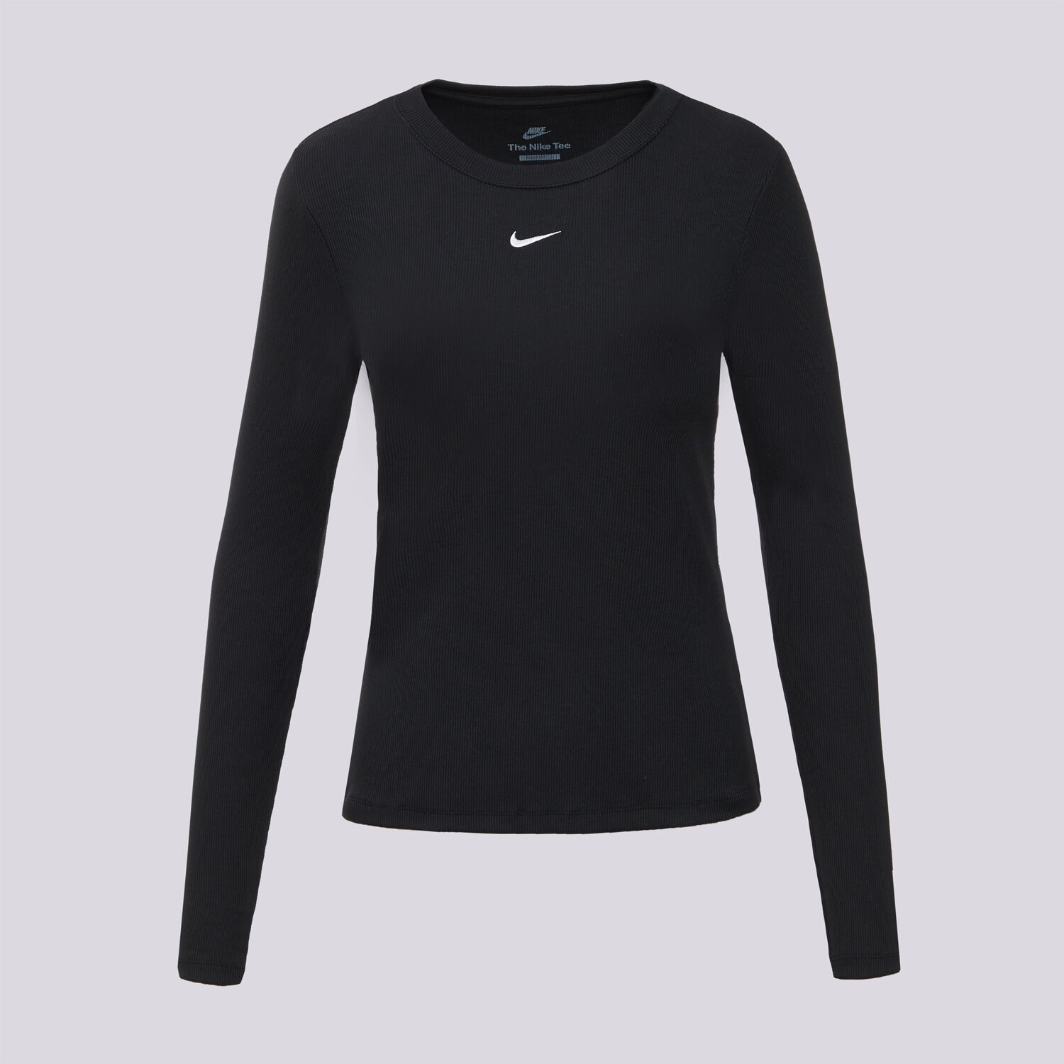 dámské tričko NIKE TRIČKO LS TEE RIB TIGHT W NSW IH7691-010 ČERNÁ