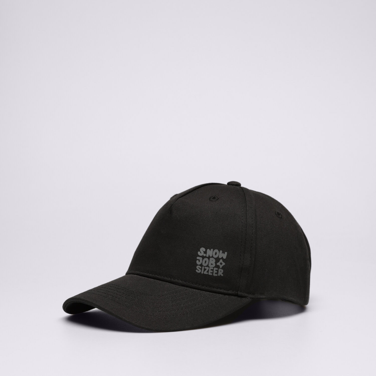 dětská kšiltovka S.NOW JOB SIZEER CAP BLACK  SI123CAP50001 ČERNÁ